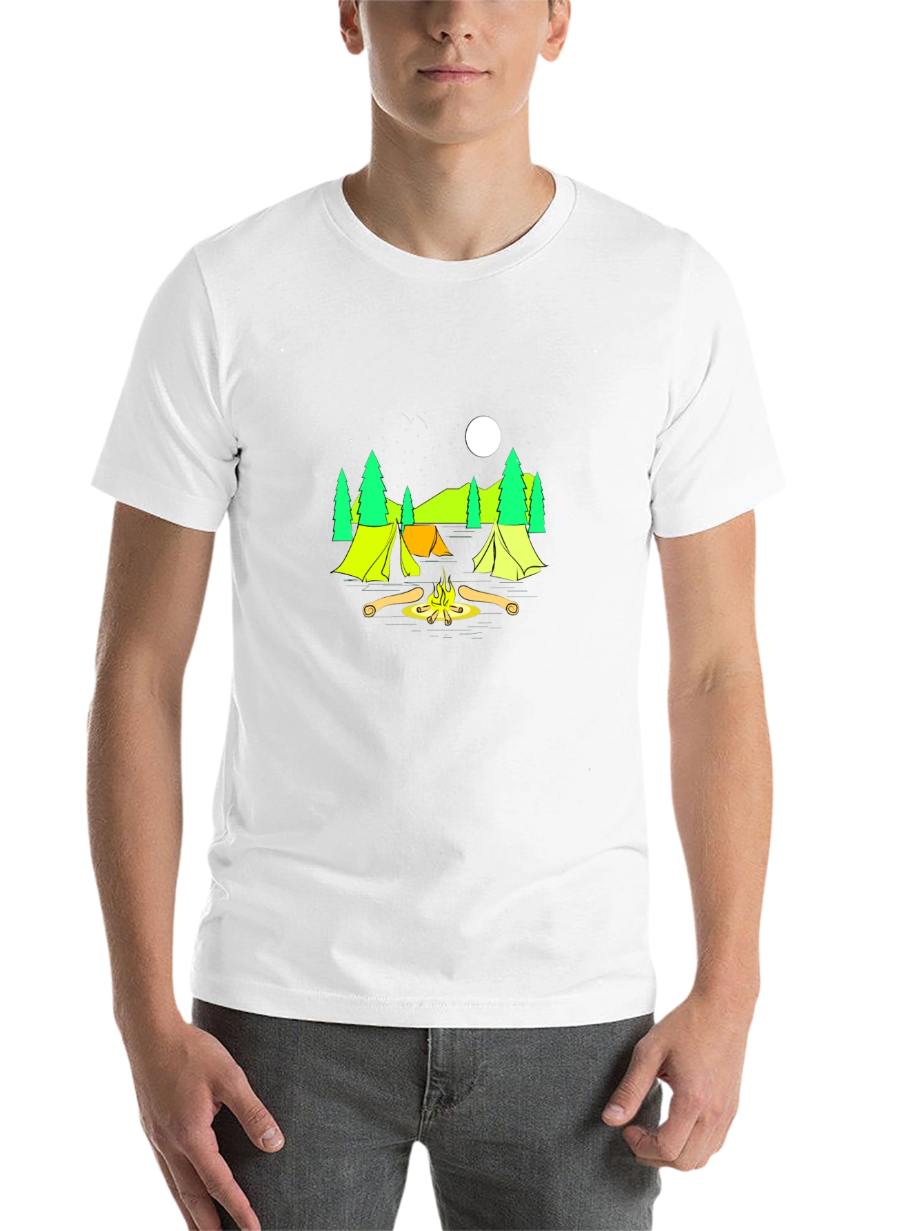Black Camping Graphic Tee - Adventure Ready! view 14