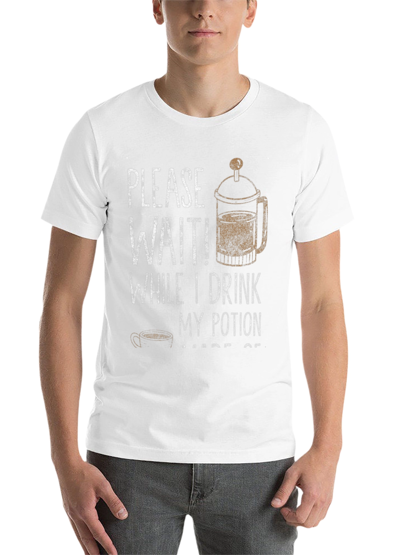 Black Coffee Potion Graphic Tee view 14