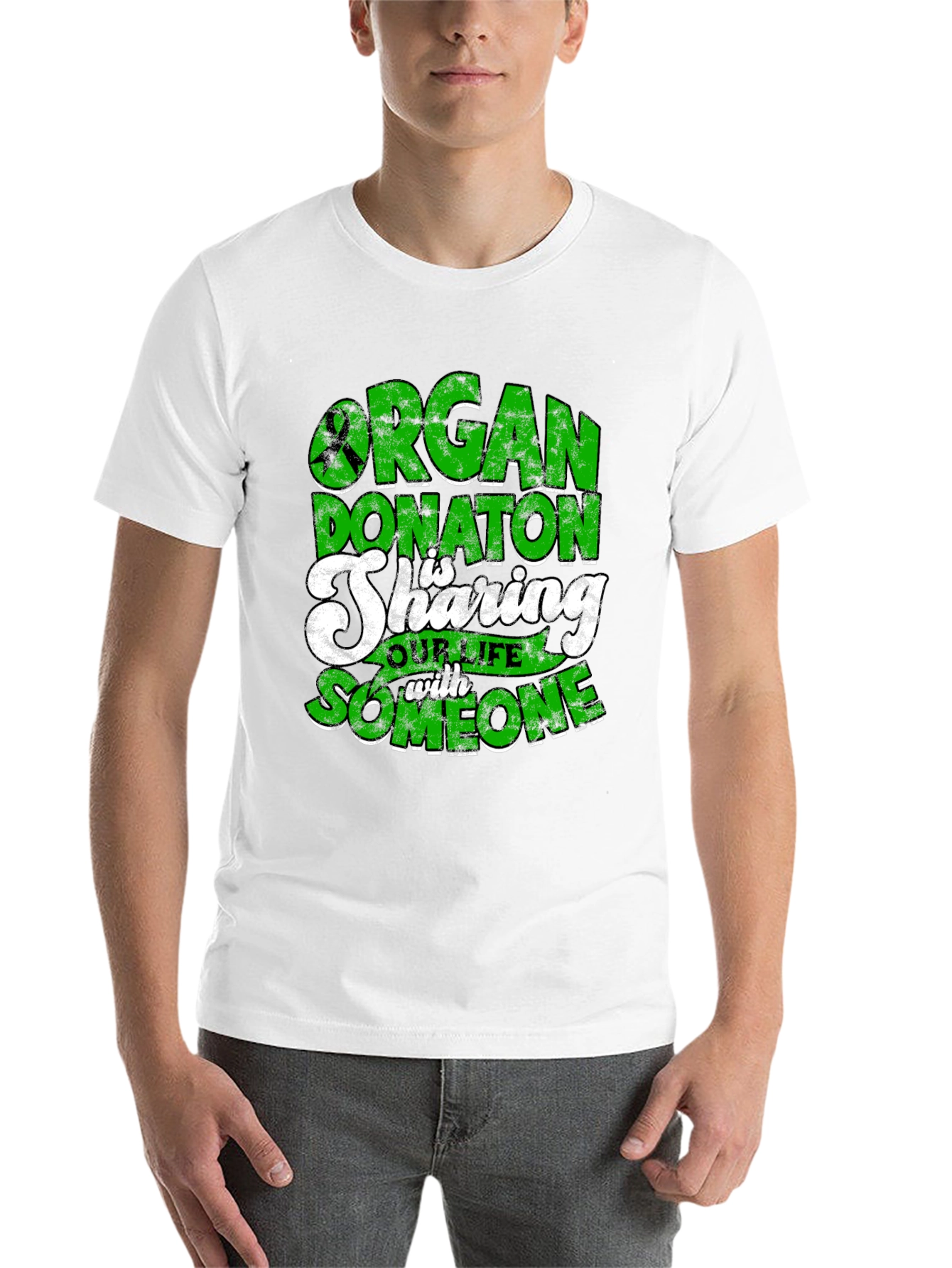 Organ Donation Awareness Graphic T-Shirt - 14