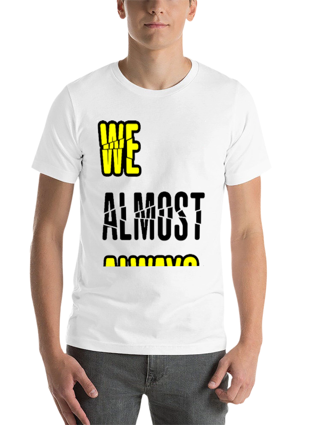 Black We Almost Always Almost T-Shirt - Black view 14