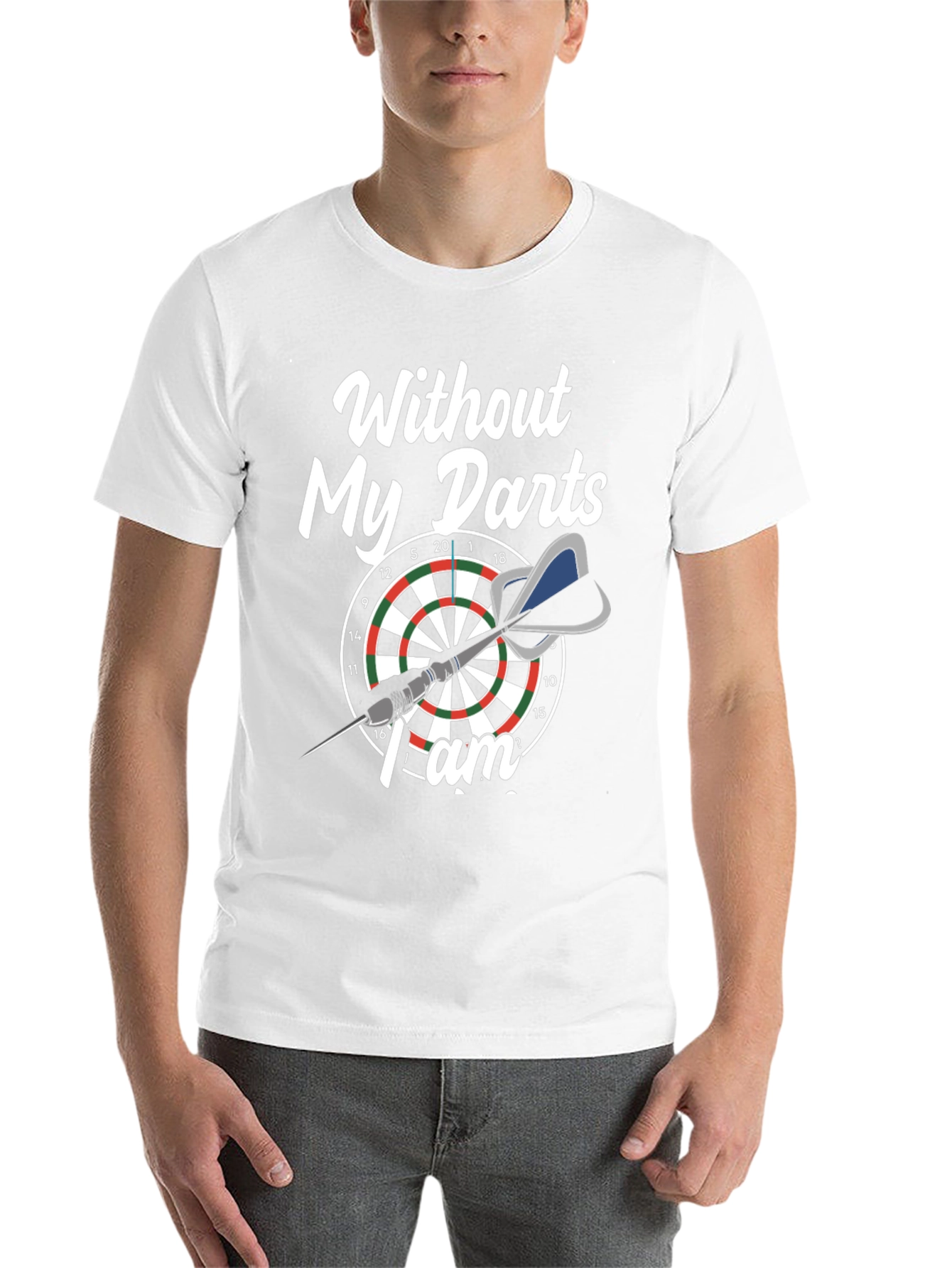 Black Dart Lover T-Shirt - Without My Darts I Am... view 14