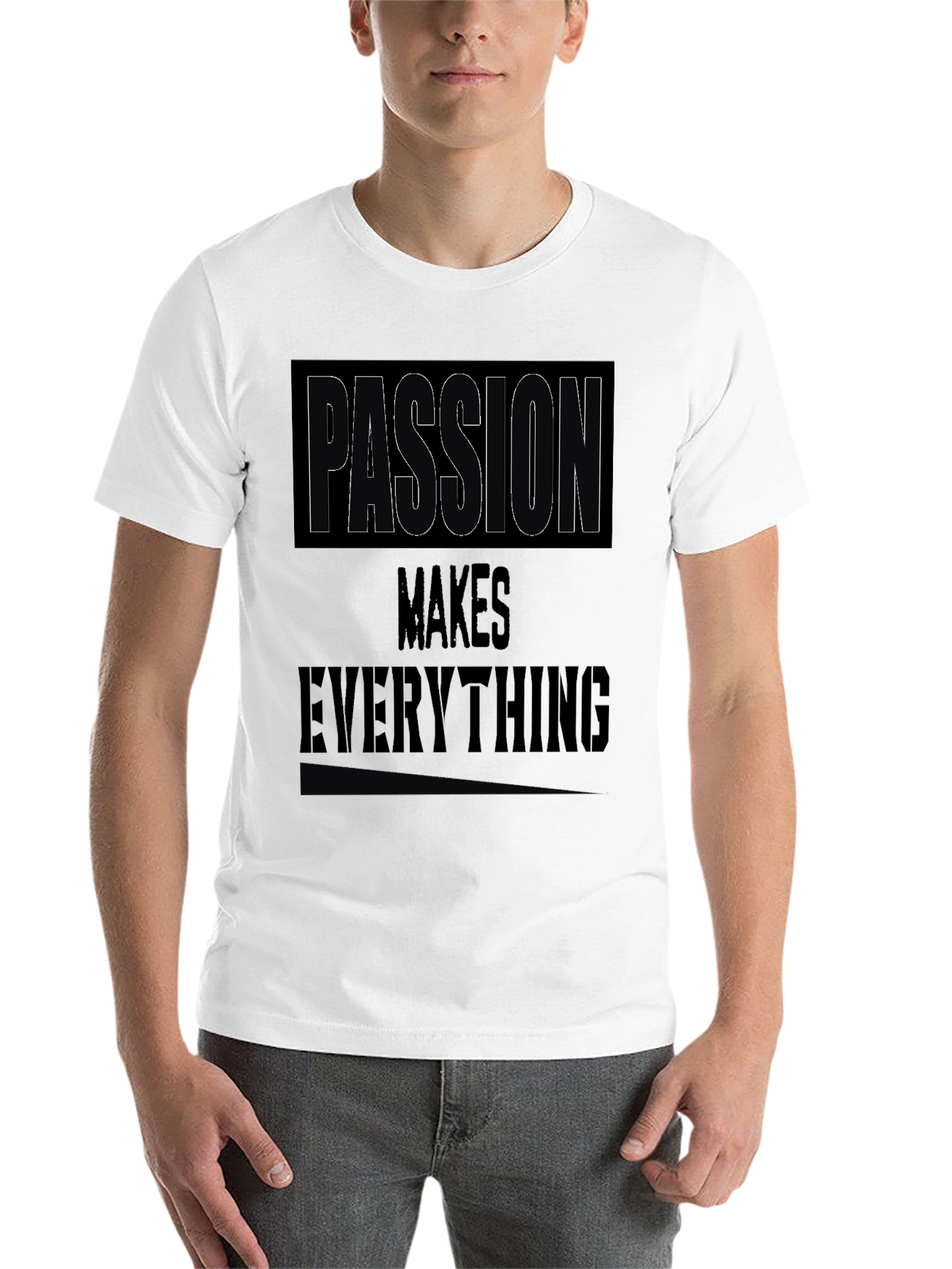 Black Passion Makes Everything Black Graphic Tee view 14
