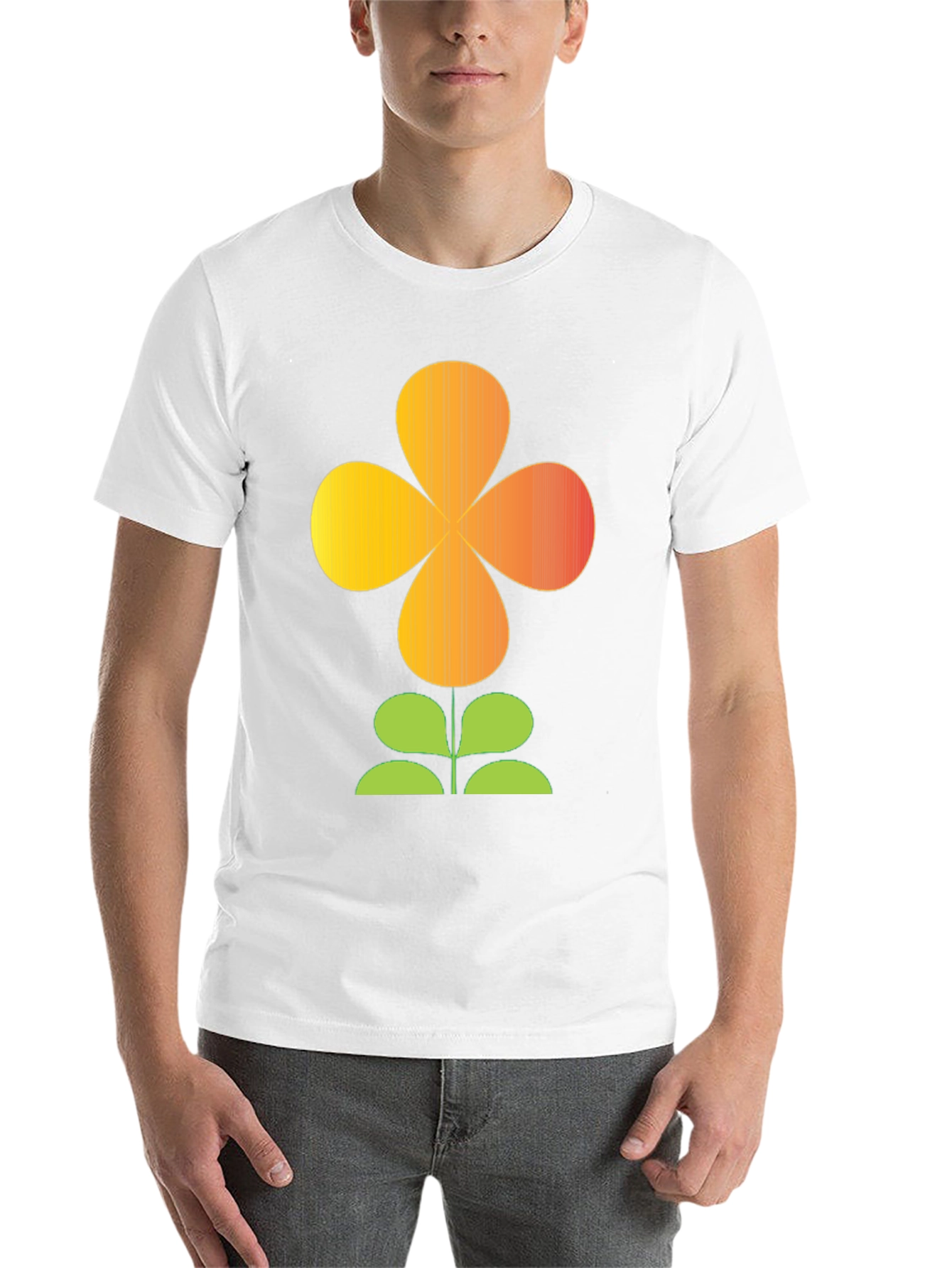 Black Retro Flower Power Graphic T-Shirt - Black view 14