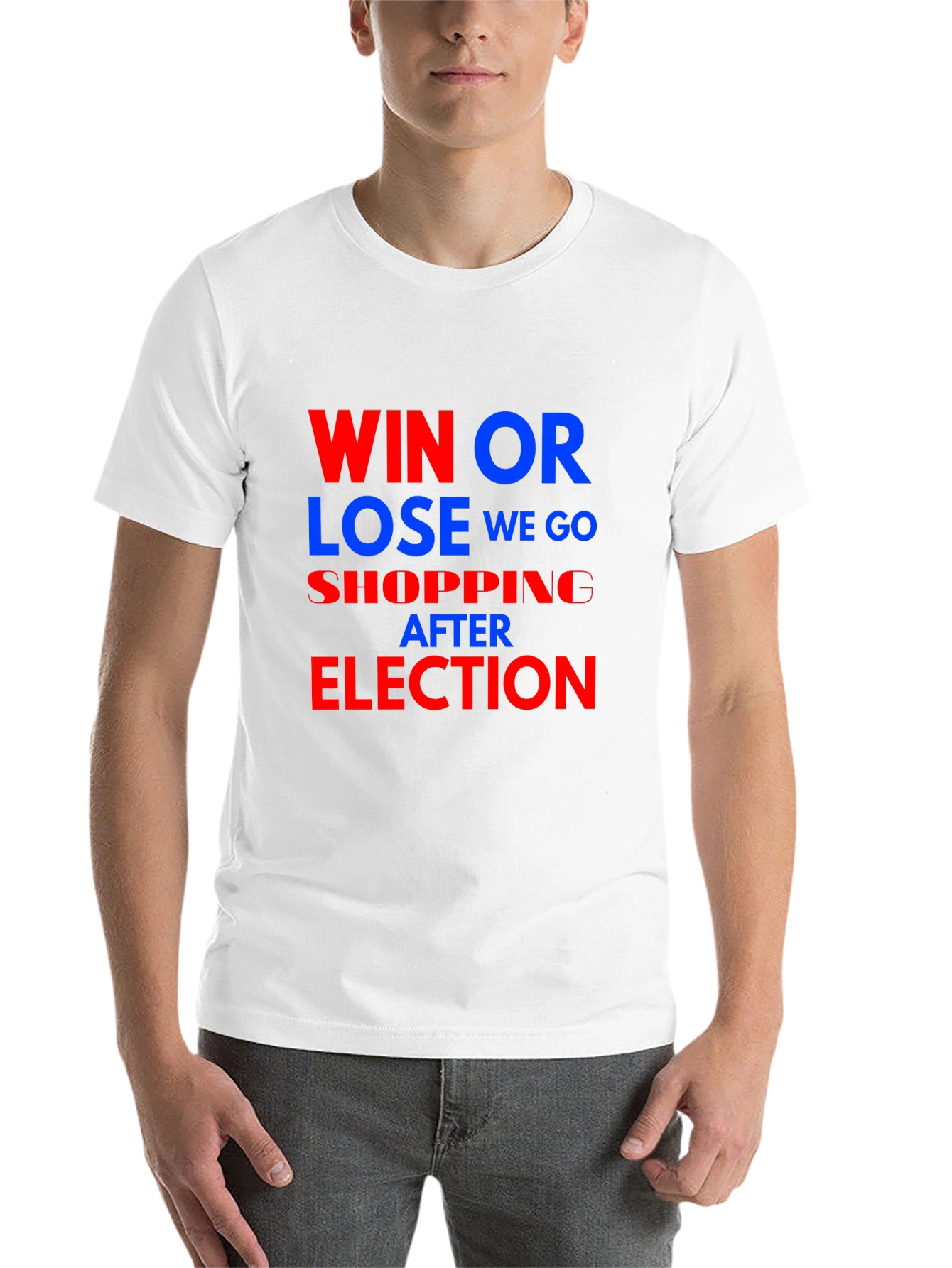 Black Win or Lose We Go Shopping After Election T-Shirt view 14