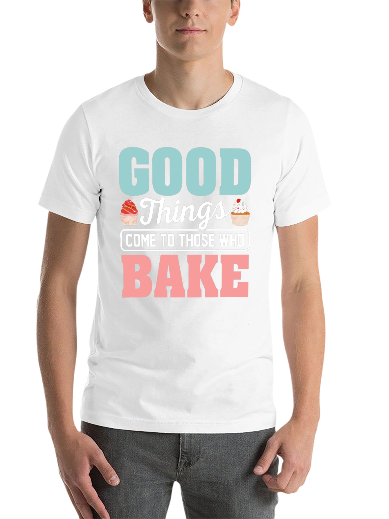 Black Good Things Bake T-Shirt view 14