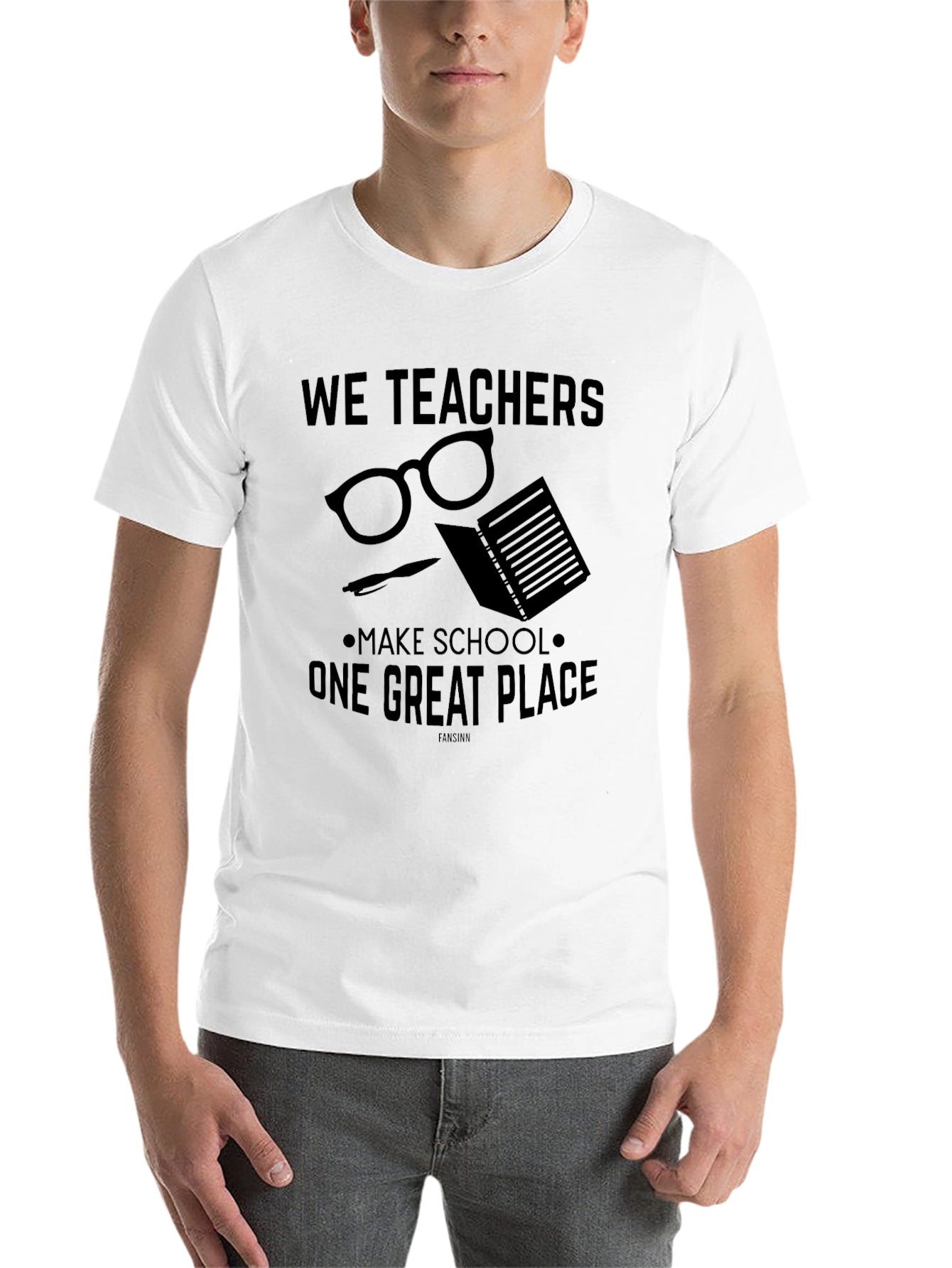Black We Teachers Make School Great T-Shirt view 14
