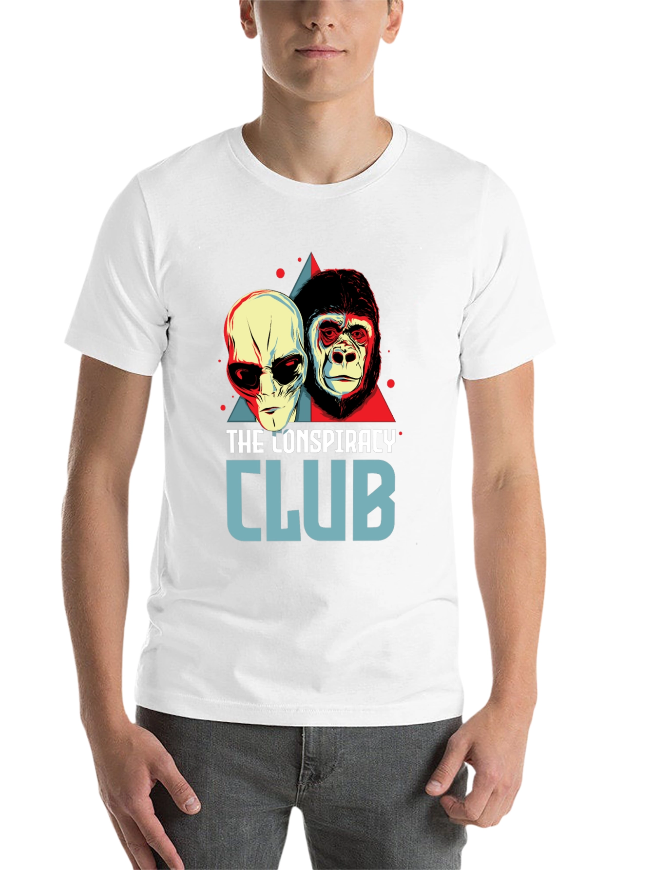 Black Conspiracy Club Graphic T-Shirt view 14