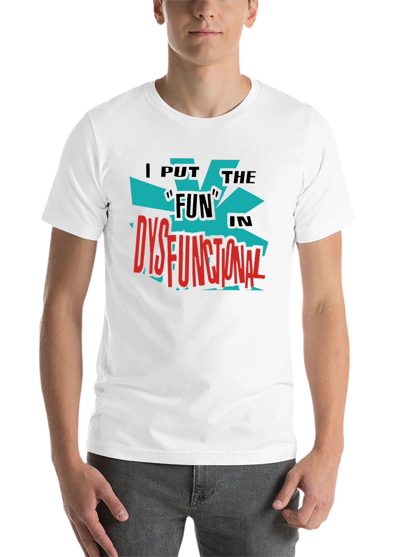 Black Dysfunctional Fun Graphic Tee - Bold Black Shirt view 14