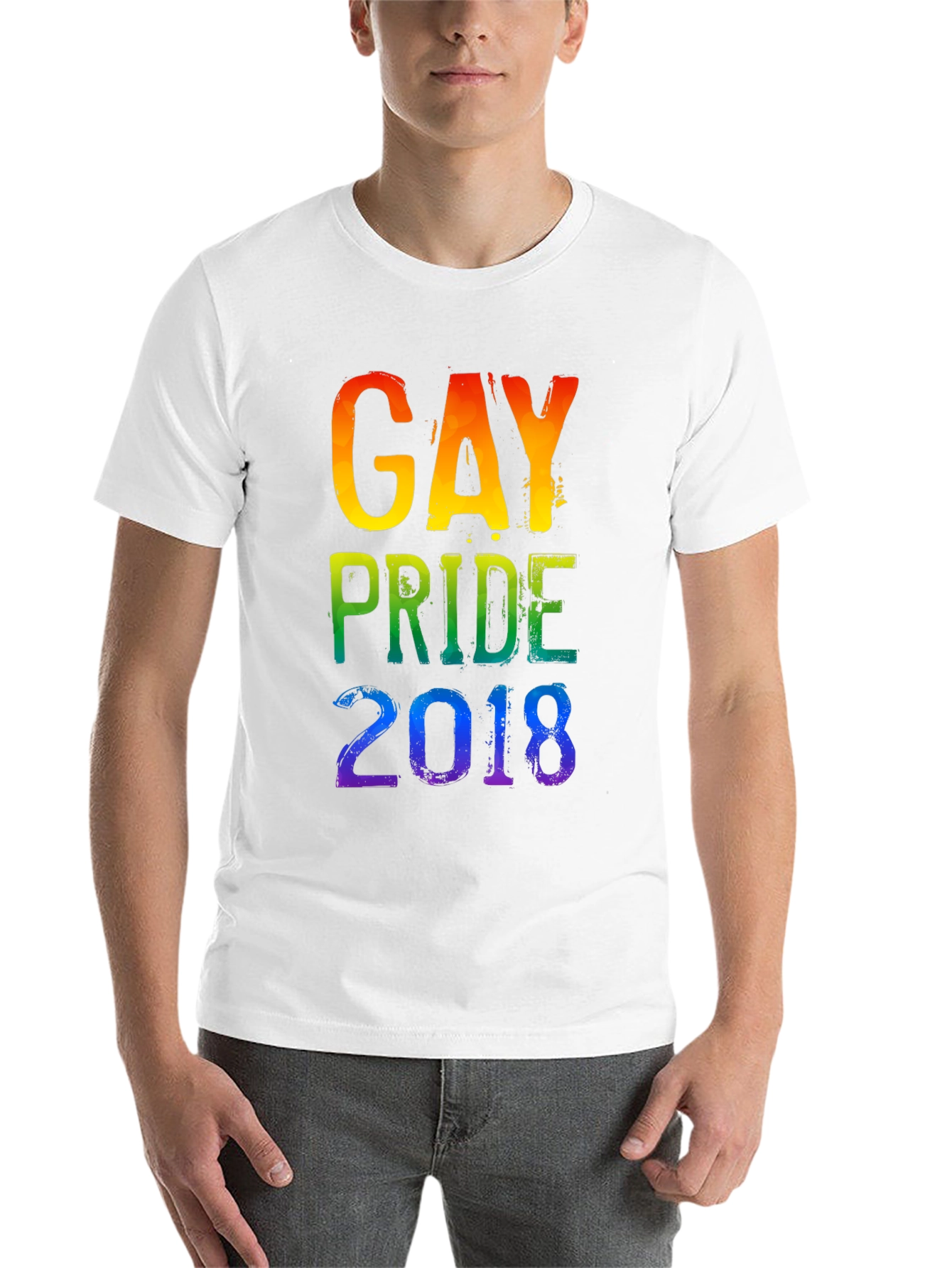 Black Gay Pride 2018 Rainbow T-Shirt view 14