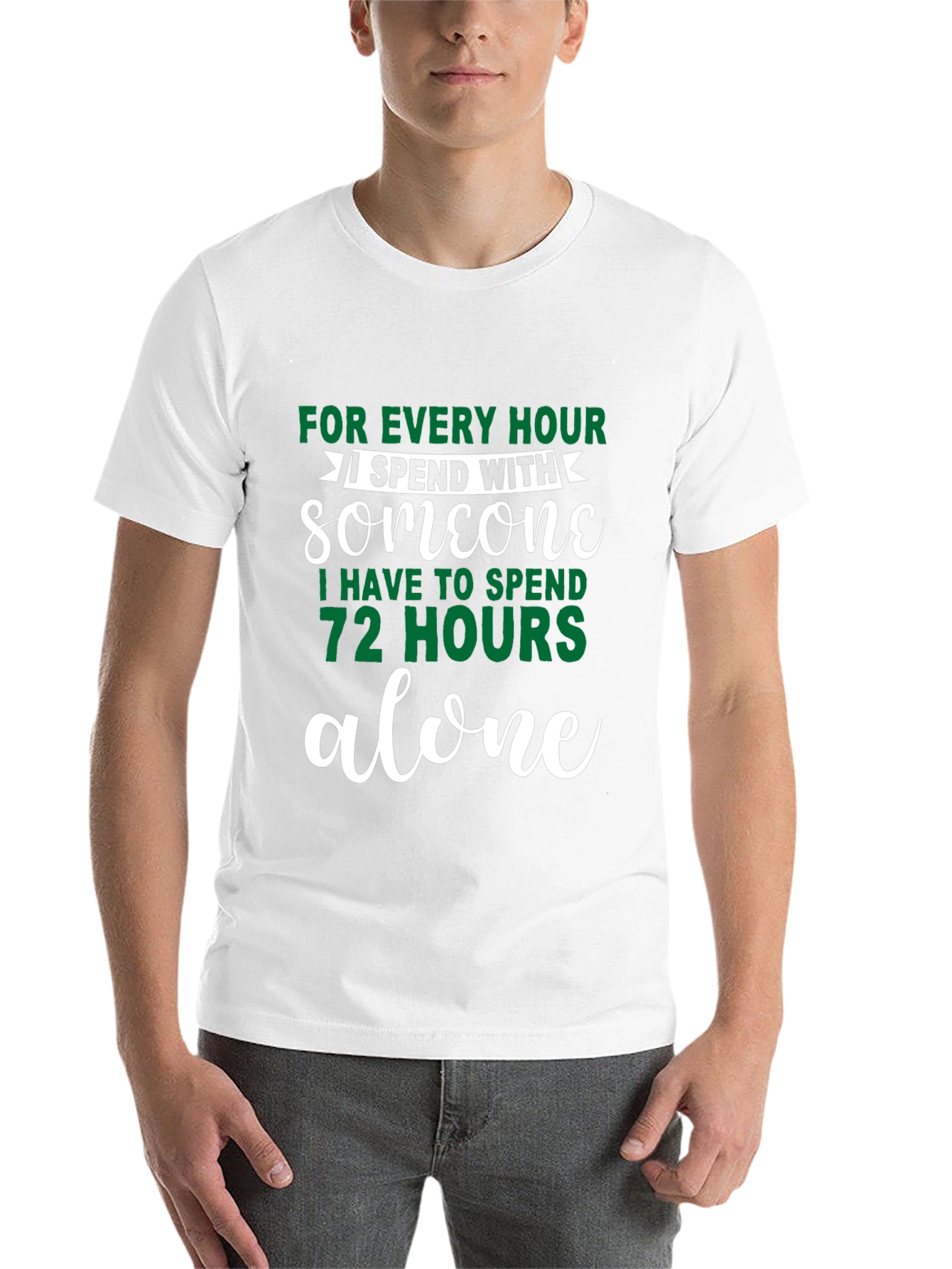 Black Introvert Humor T-Shirt: For Every Hour I Spend With Someone view 14