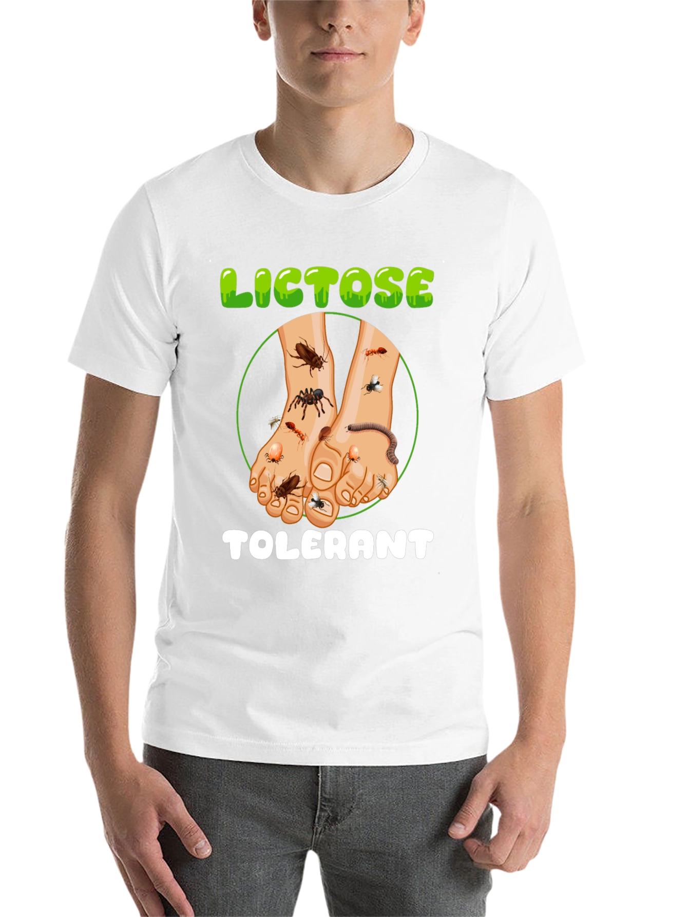 Black Lictose Tolerant Graphic T-Shirt view 14