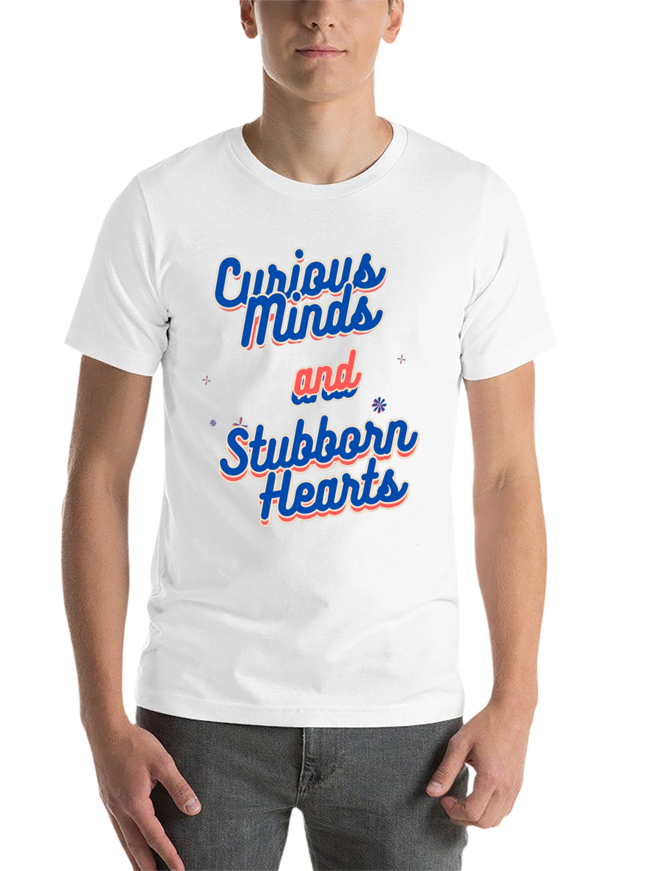 Curious Minds Stubborn Hearts Graphic Tee - 14