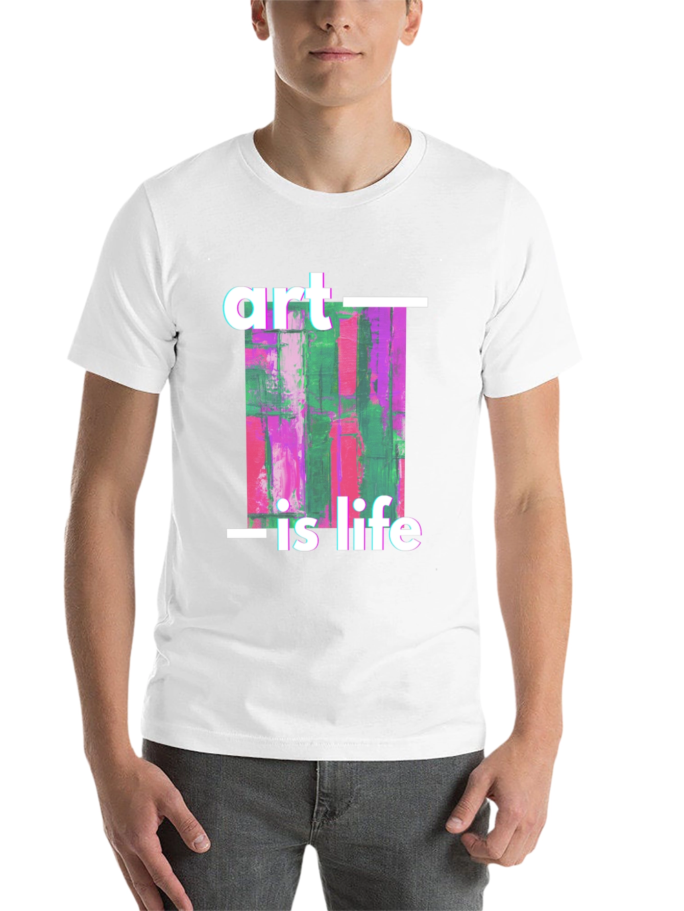 Art is Life Graphic Tee - Black Unisex T-Shirt - 14