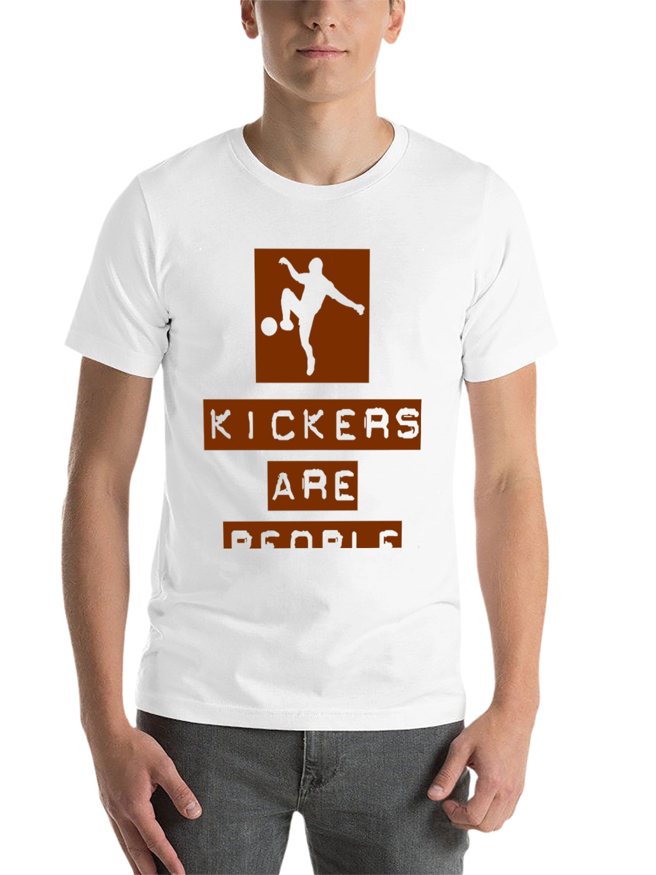 Black Kickers are People T-Shirt - Soccer Fan Tee view 14