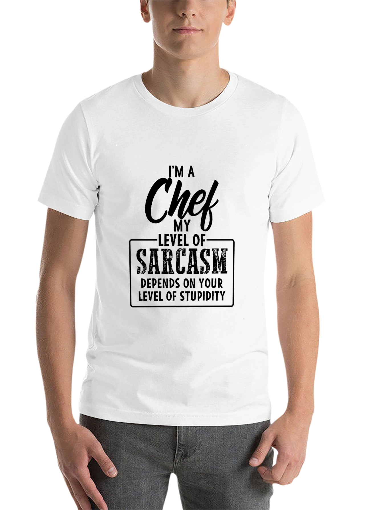 Black Chef Sarcasm T-Shirt - Funny Cooking Tee view 14
