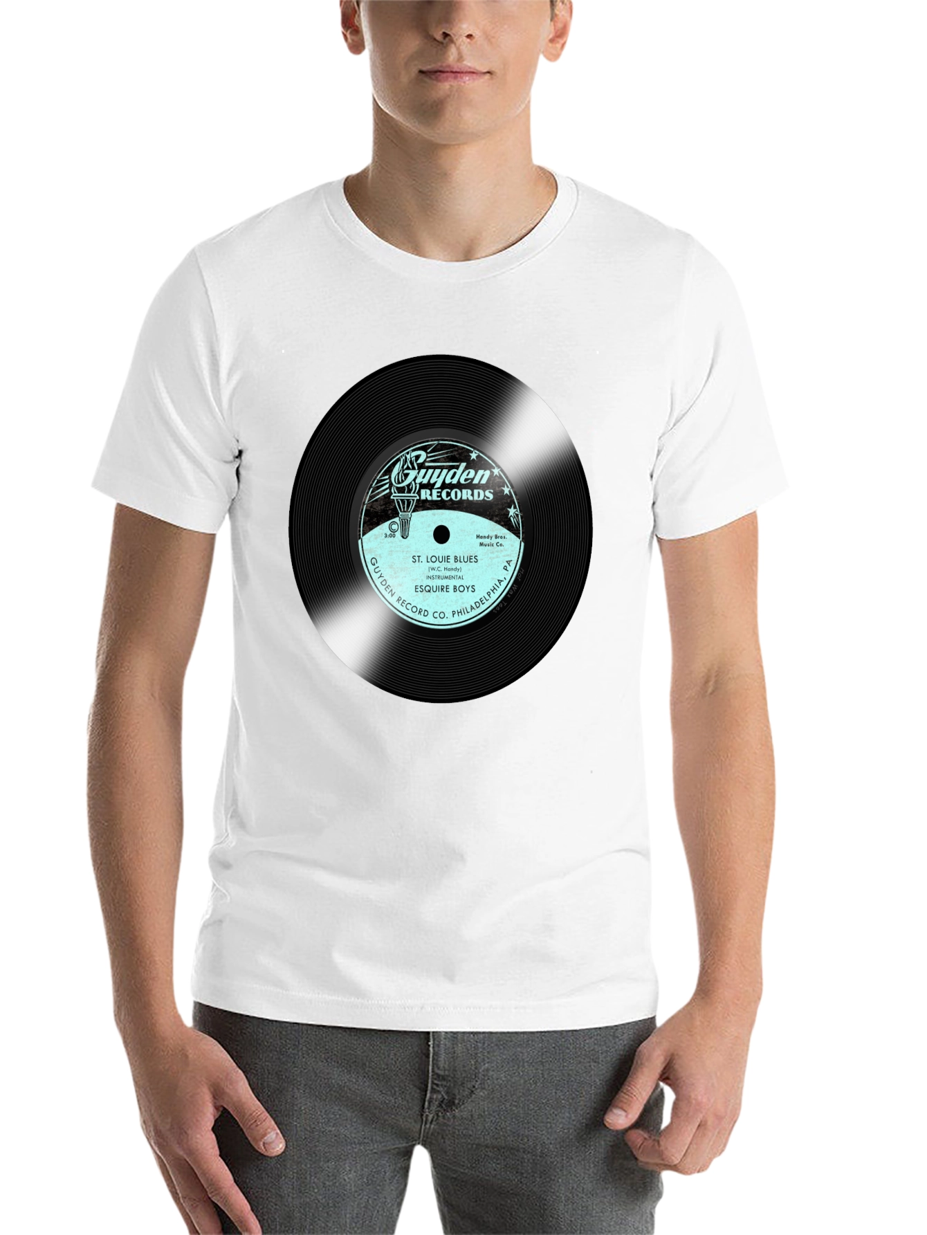 Black Guyden Records St. Louie Blues T-Shirt view 14