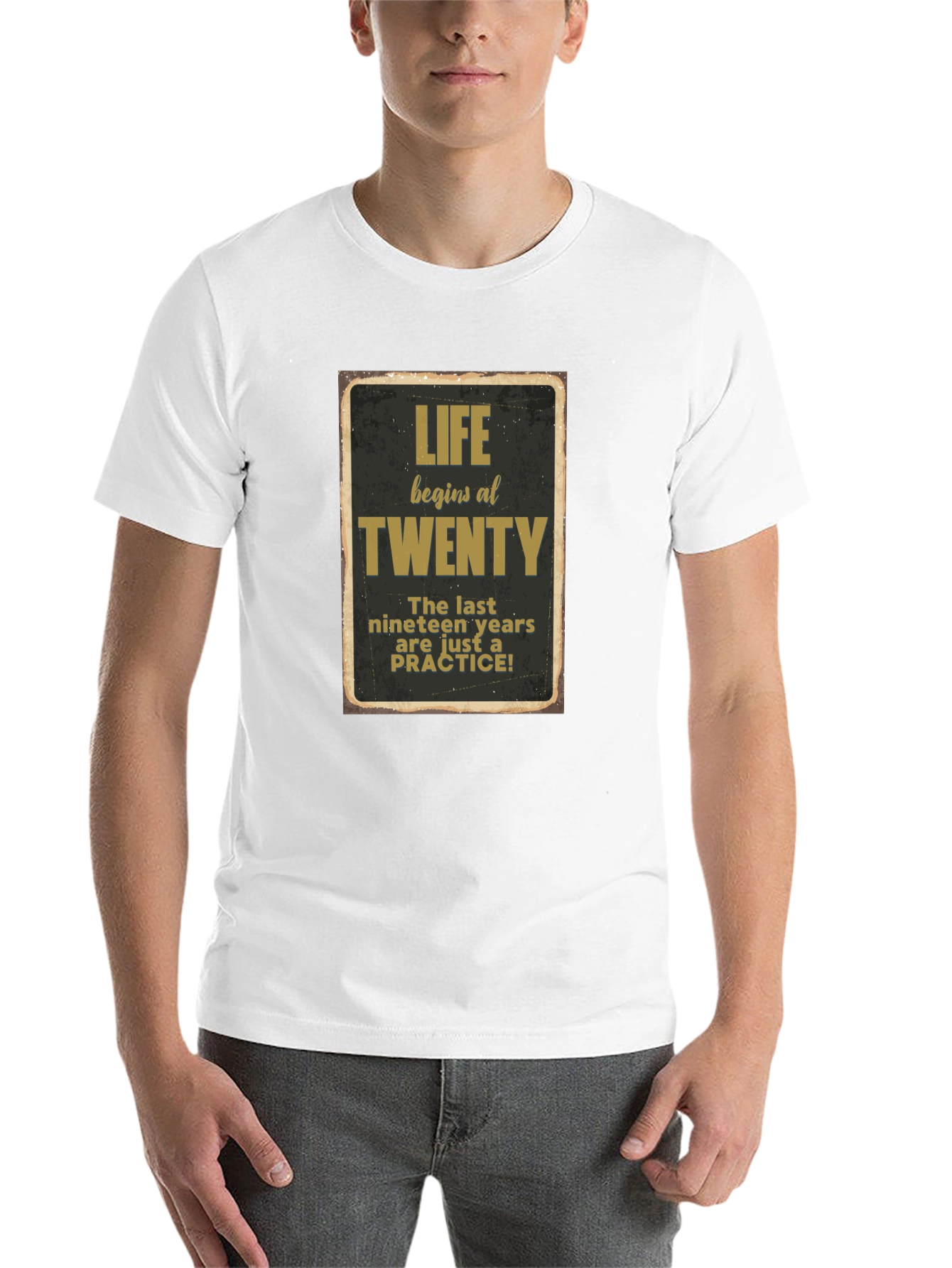 Life Begins At Twenty Graphic T-Shirt - 14