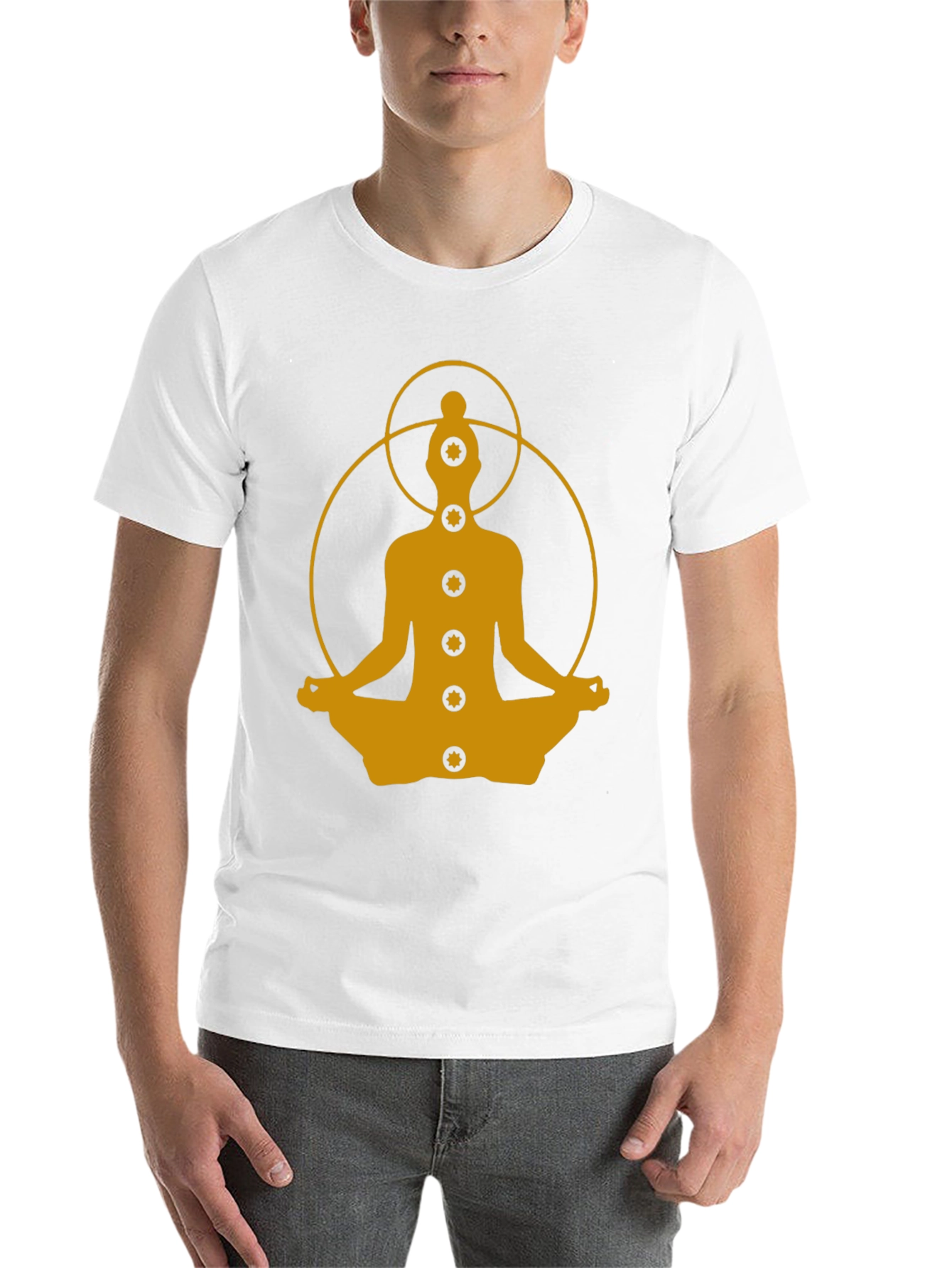 Black Chakra Meditation T-Shirt - Spiritual Yogi Tee view 14