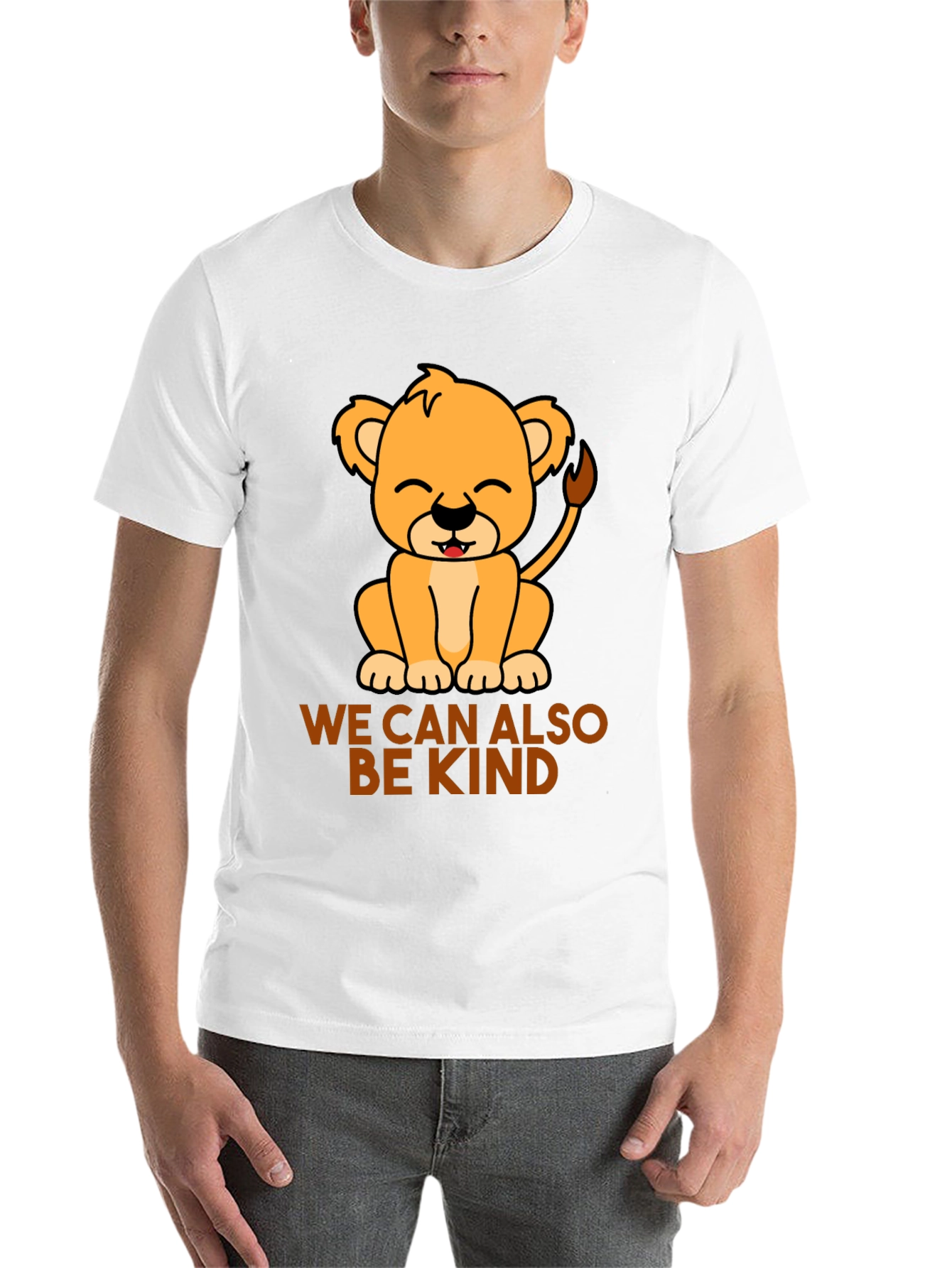 Black Kind Lion Tee - Be Kind T-Shirt view 14