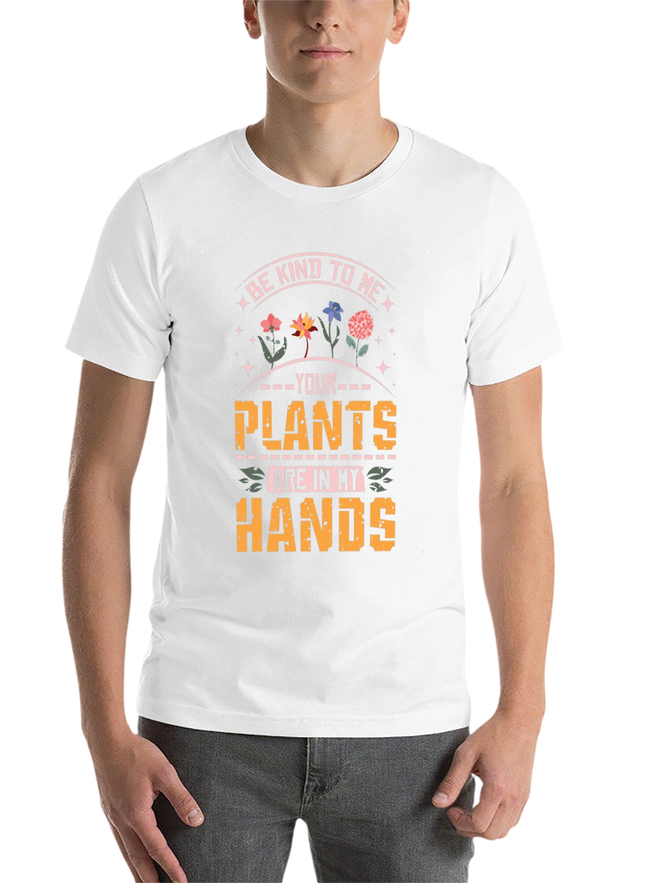 Black Be Kind To Me Your Plants Are In My Hands T-Shirt view 14