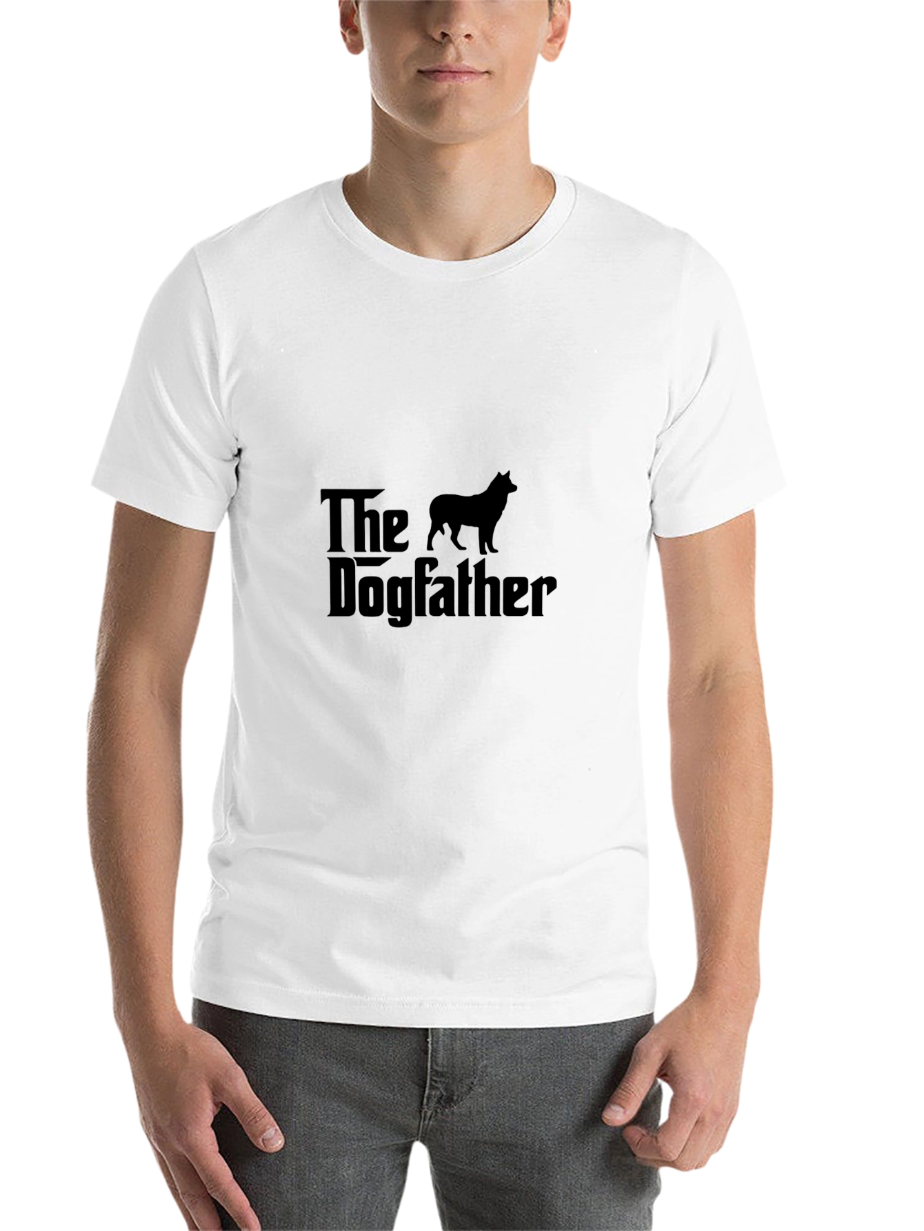 Black The Dogfather Graphic T-Shirt - Black view 14