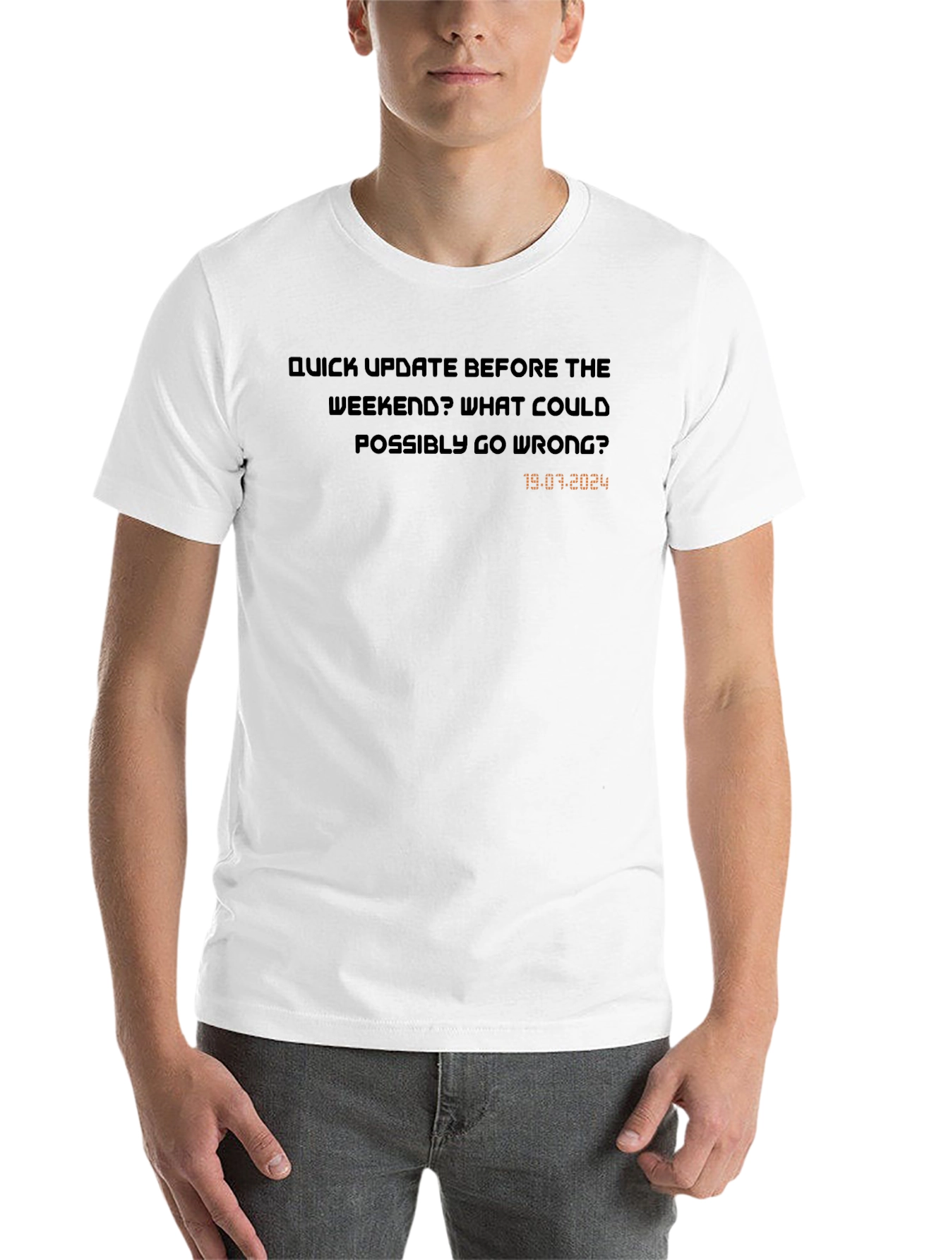 Black Weekend Update T-Shirt - What Could Go Wrong? view 14