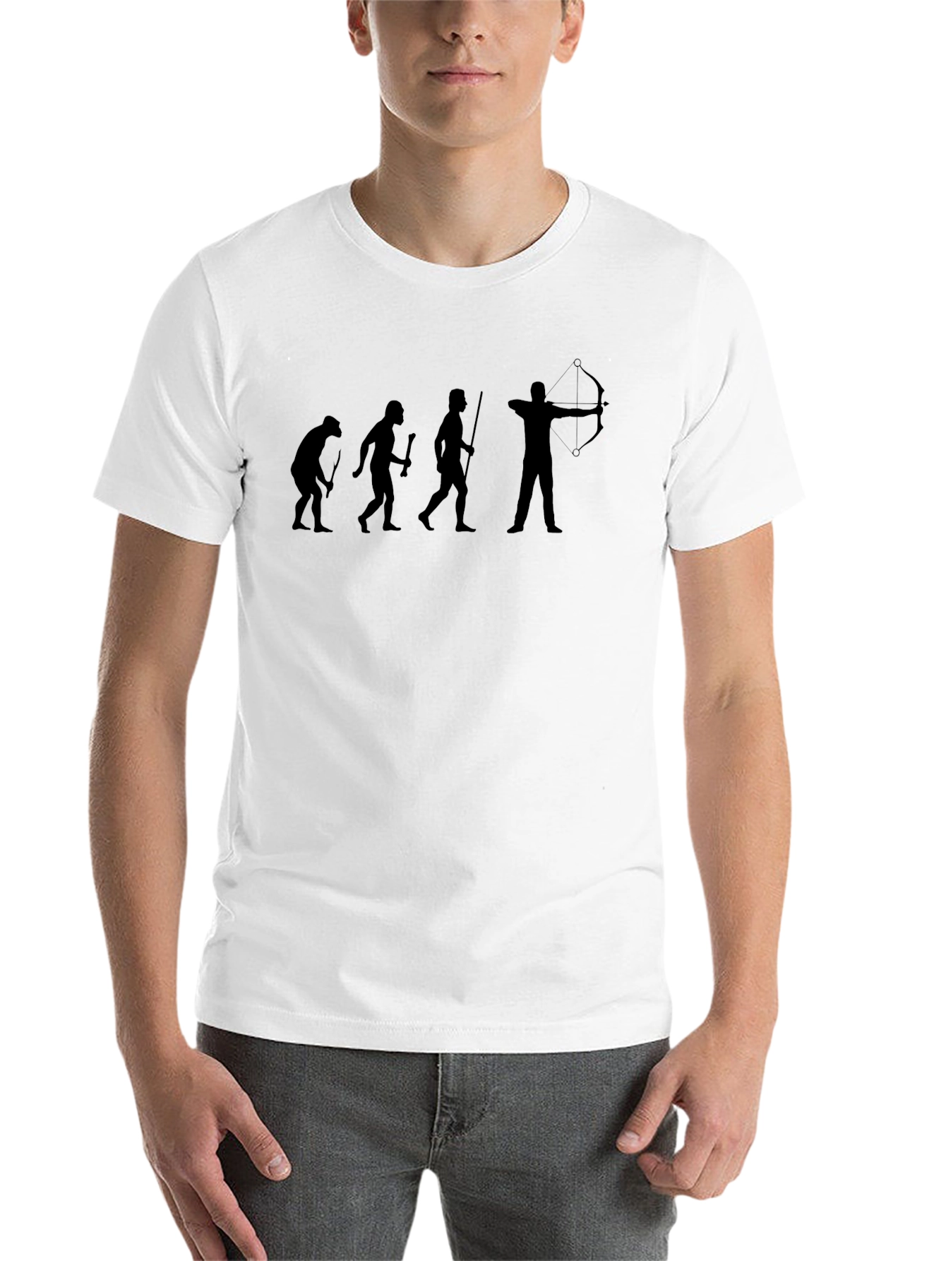 Black Evolution of Archery T-Shirt view 14