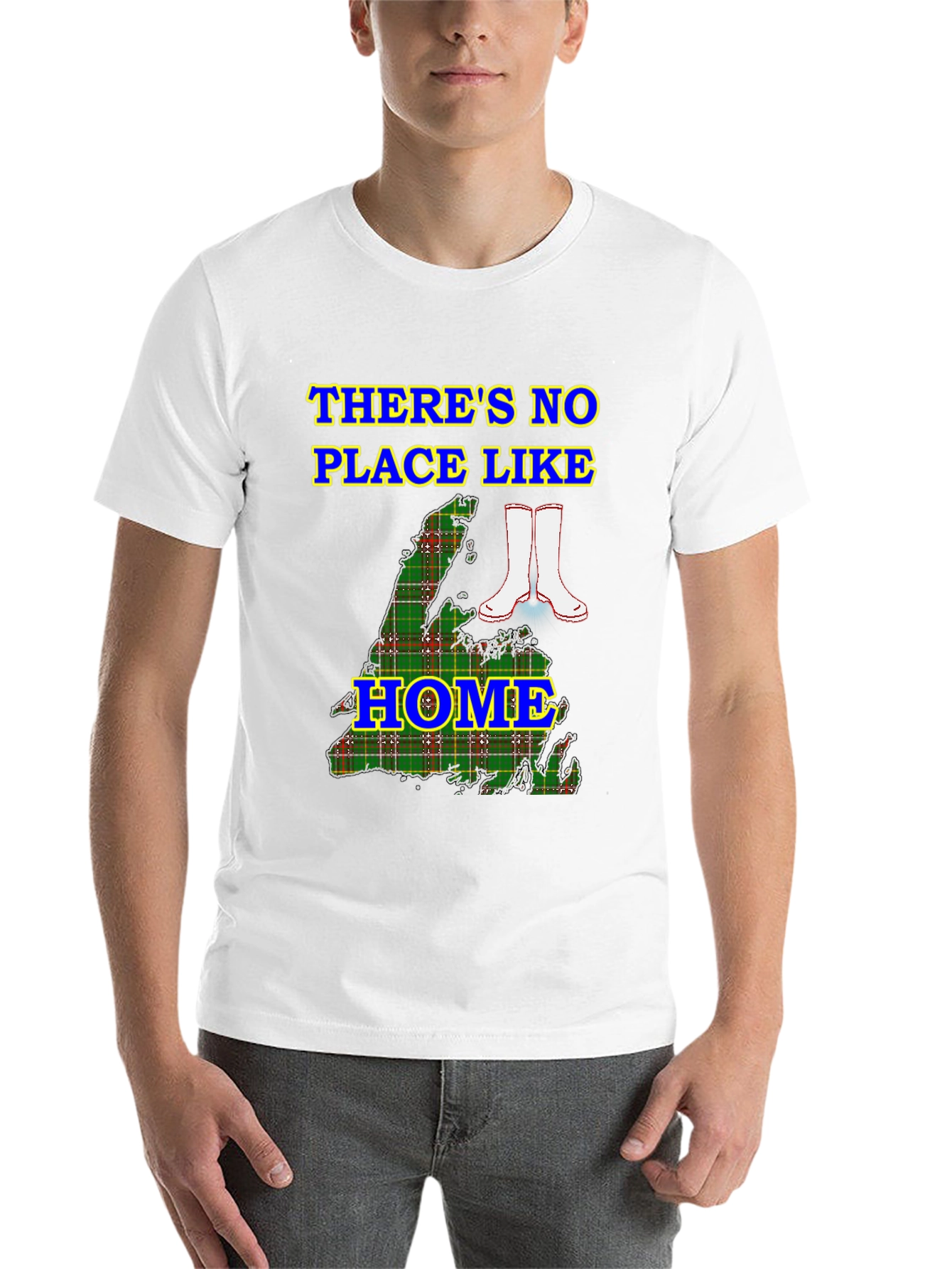 Black There's No Place Like Home T-Shirt view 14