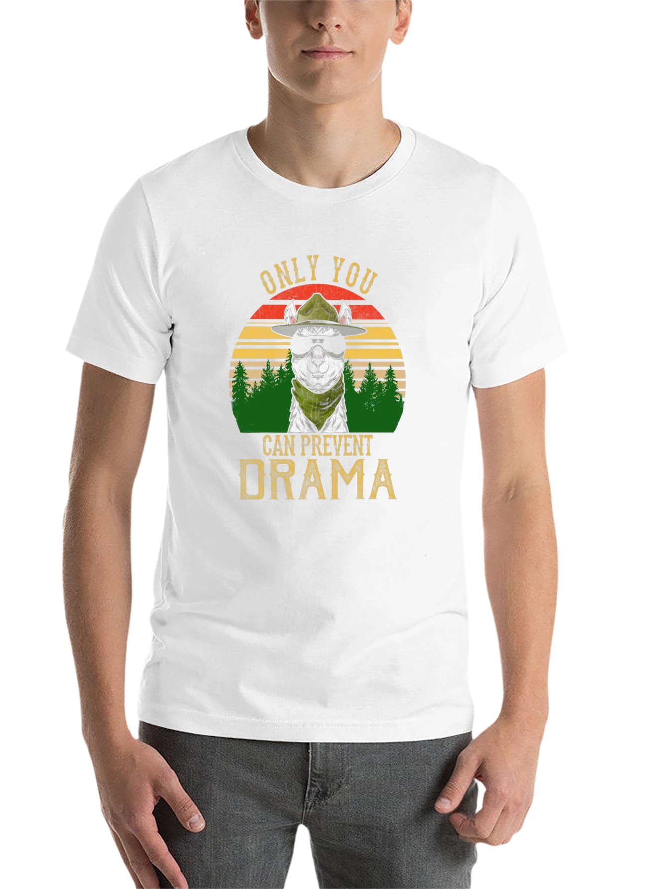 Black Only You Can Prevent Drama T-Shirt view 14