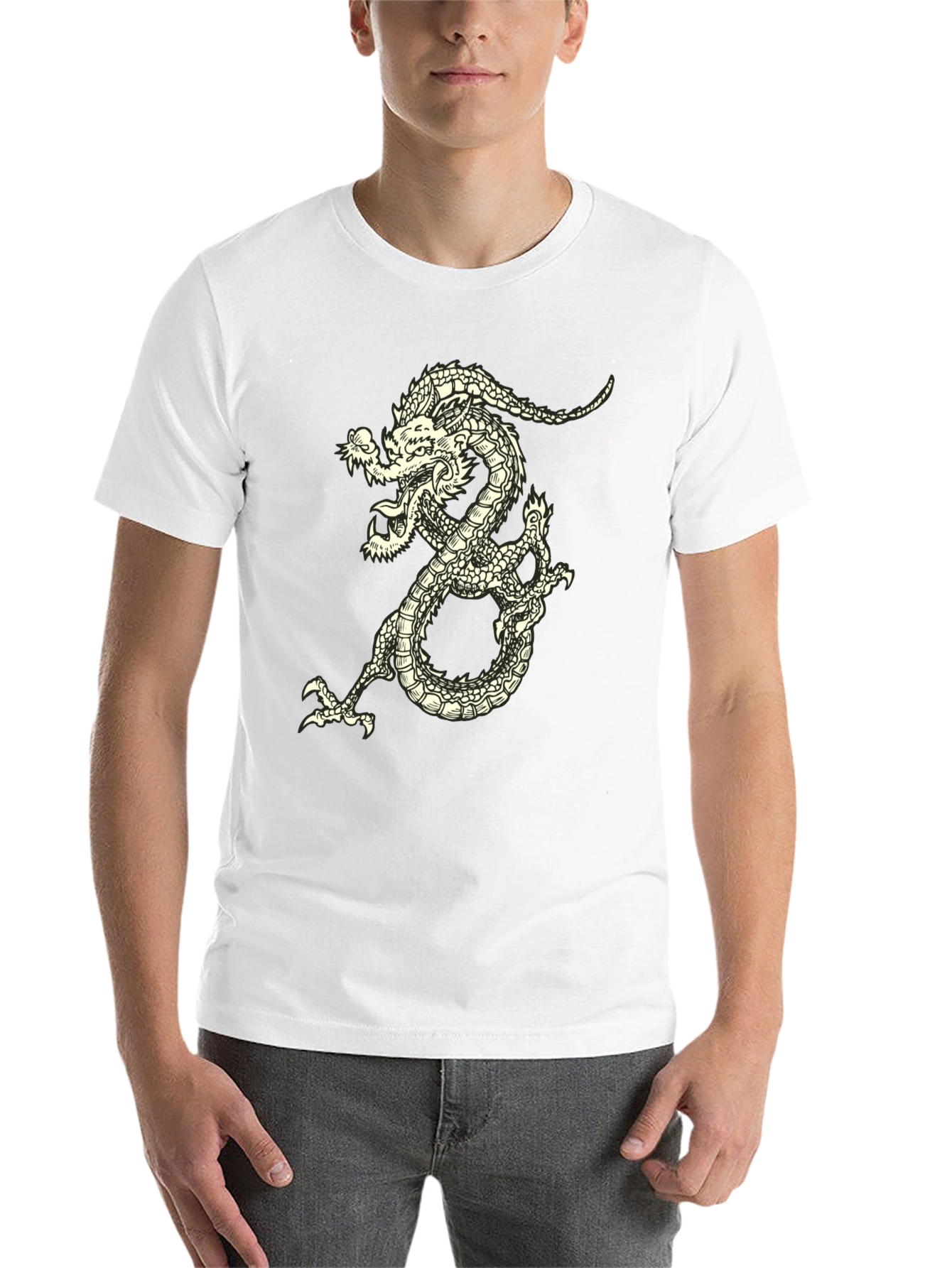 Black Dragon Graphic Tee - Black Short Sleeve view 14