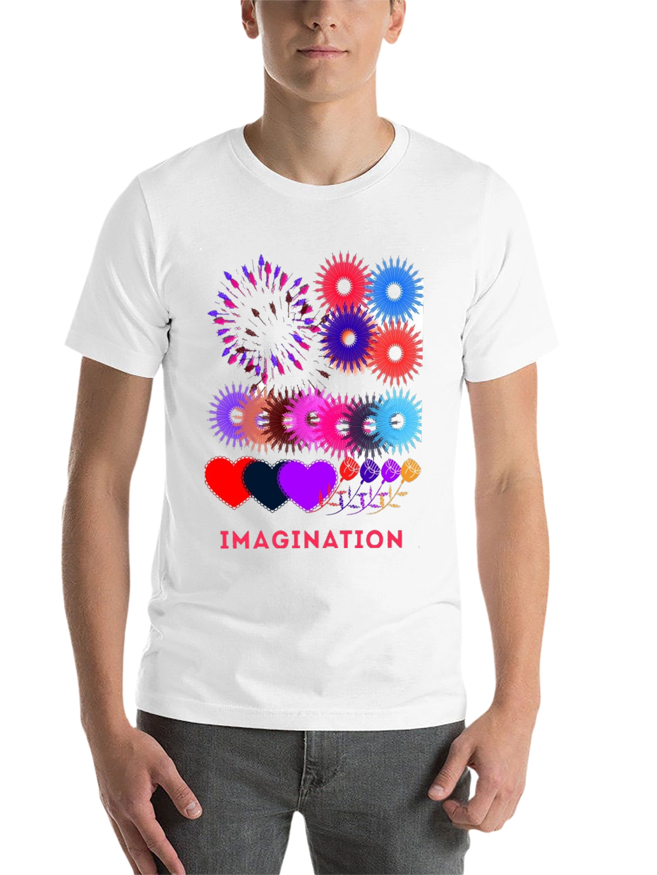 Black Imagination Graphic T-Shirt view 14