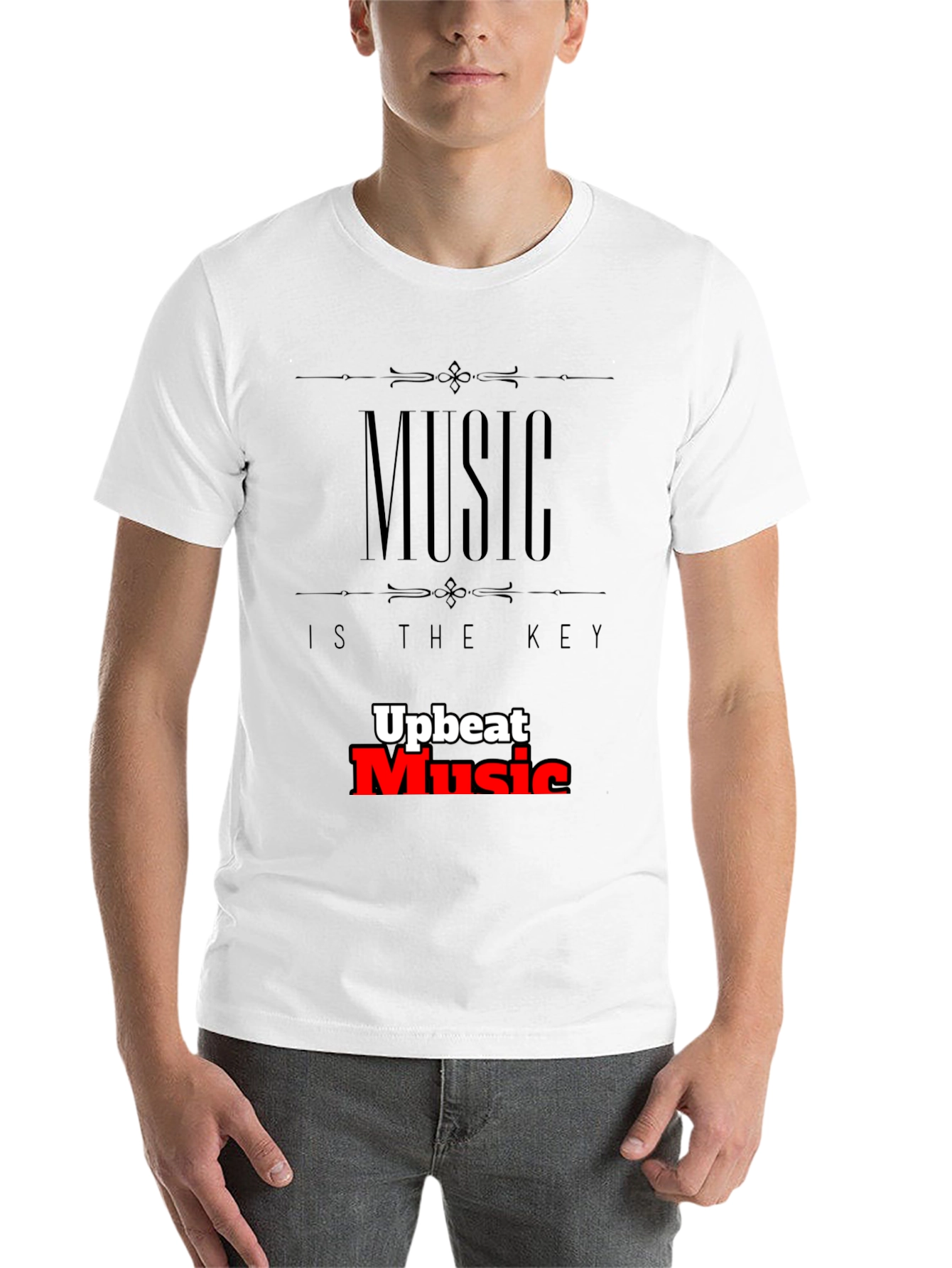 Black Music is the Key Graphic T-Shirt view 14