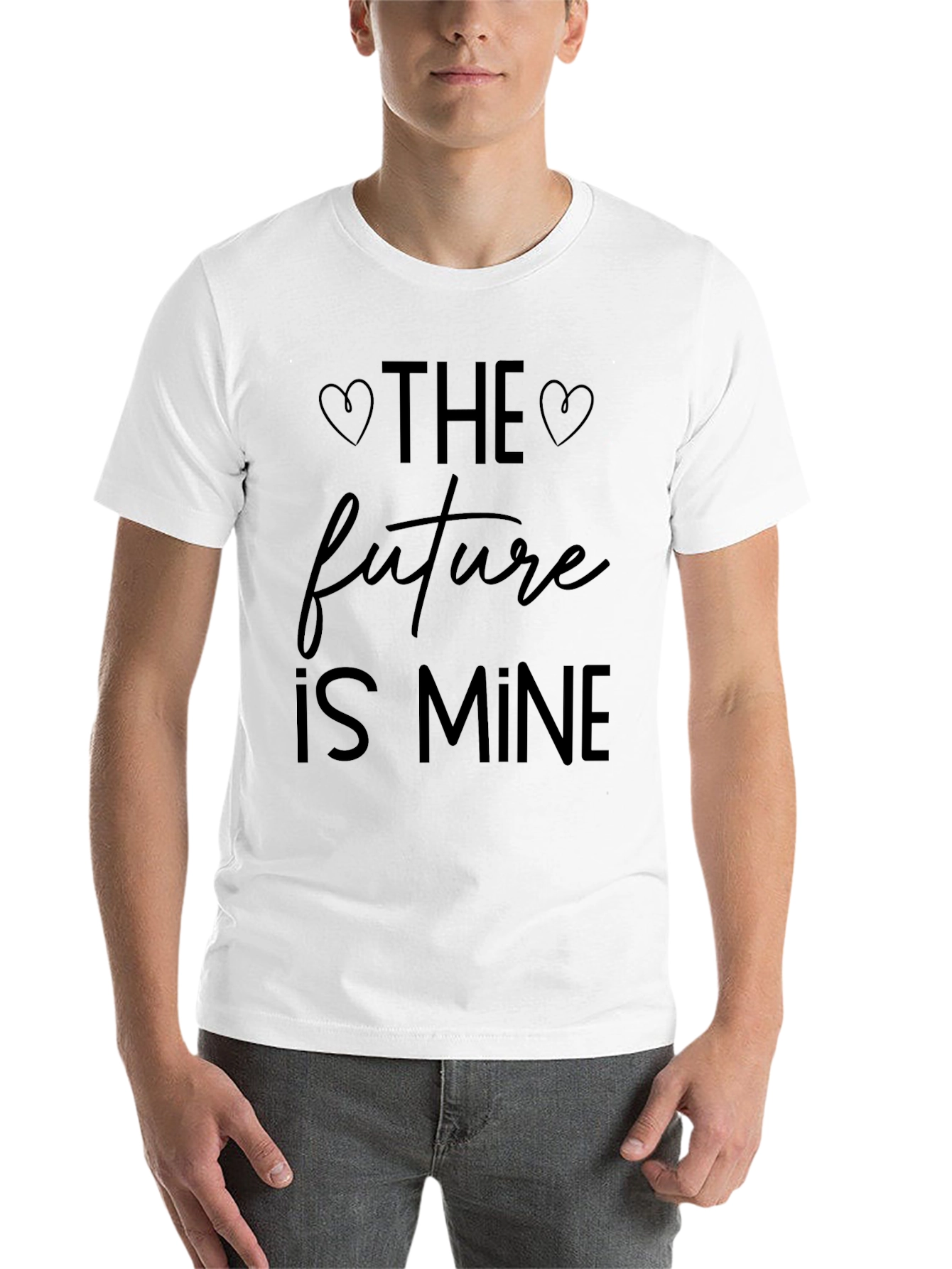 Black The Future is Mine Graphic T-Shirt view 14