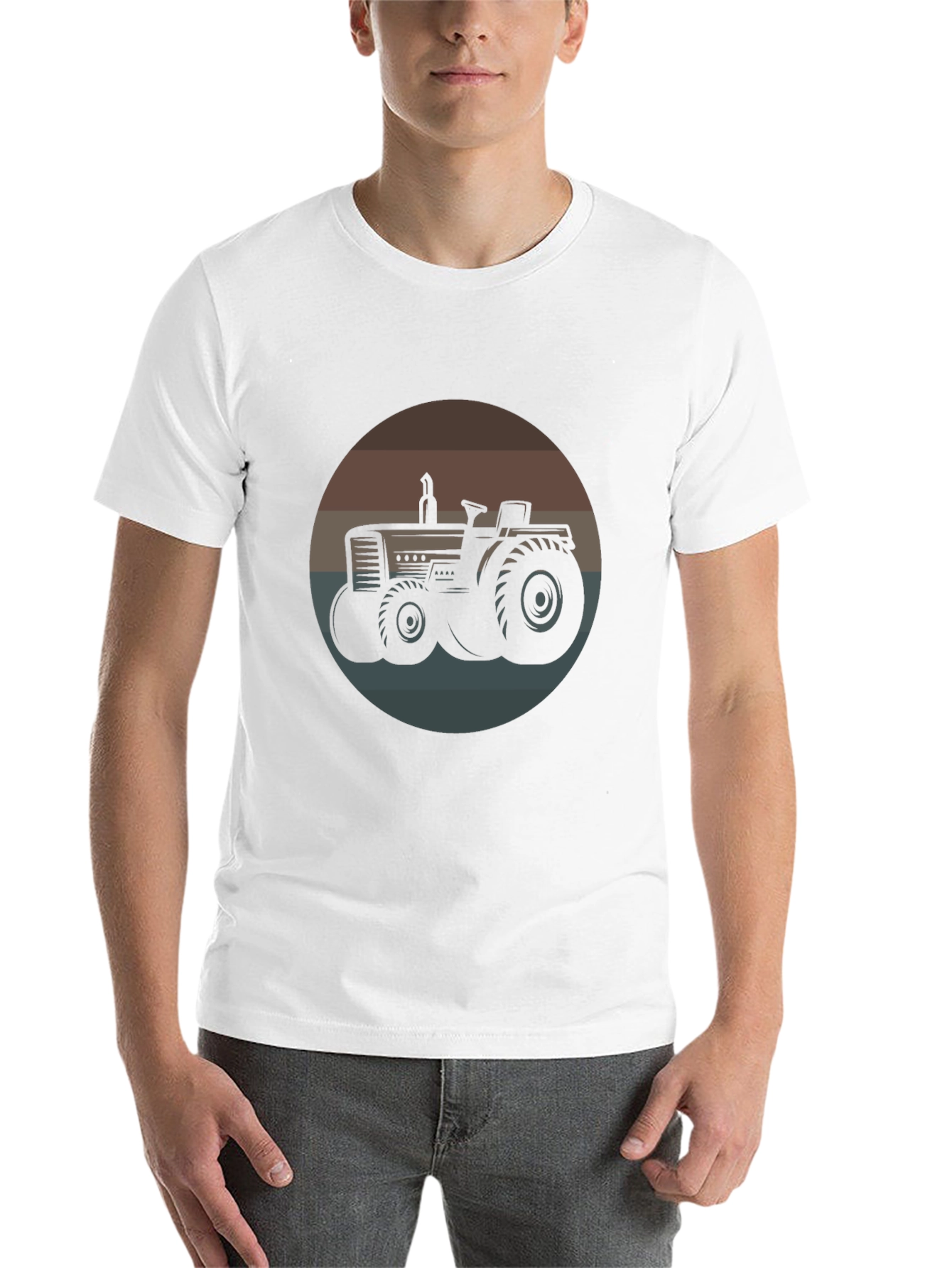 Retro Tractor Graphic Tee - Vintage Farm Style - 14