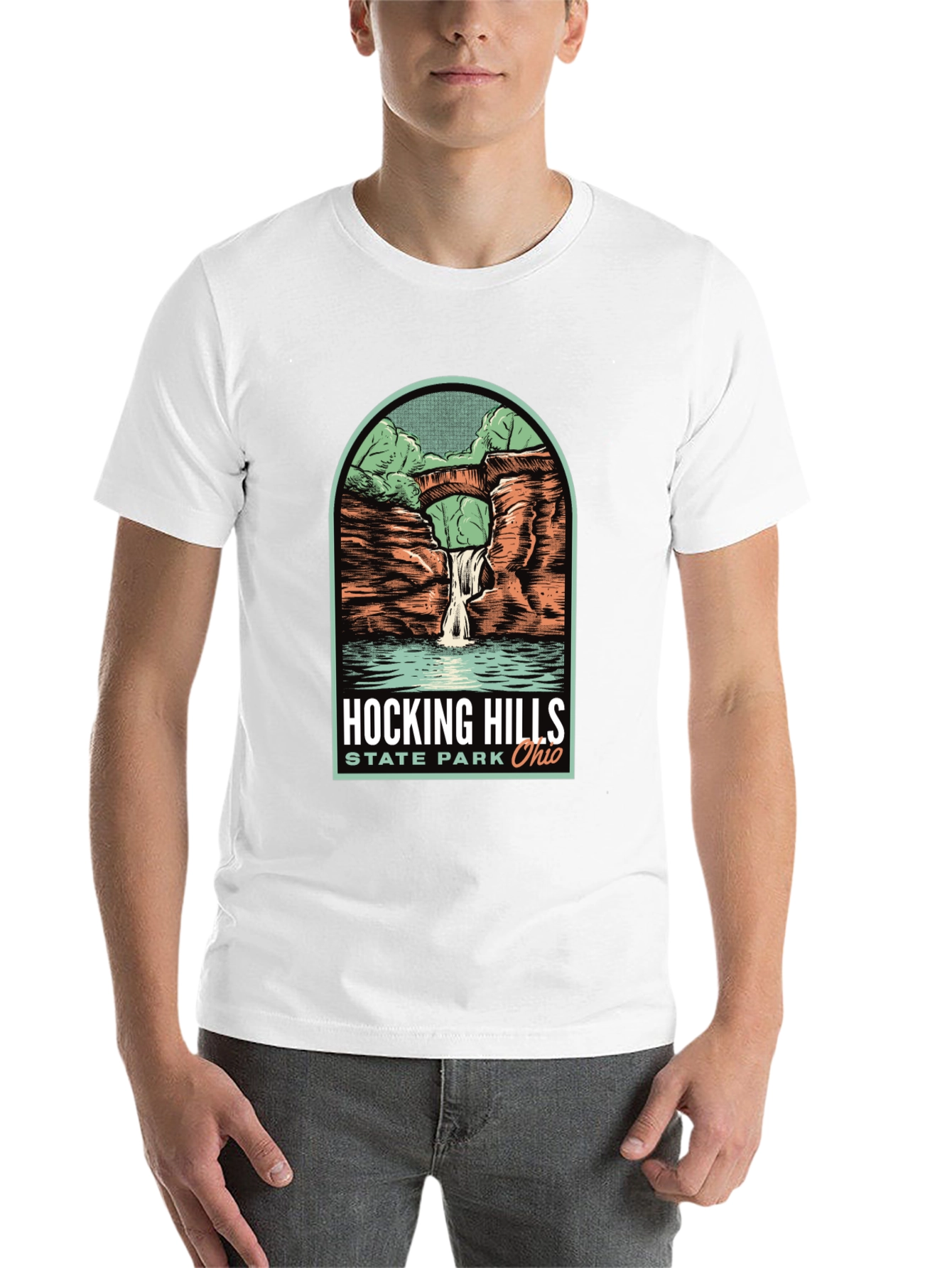 Black Hocking Hills State Park T-Shirt view 14
