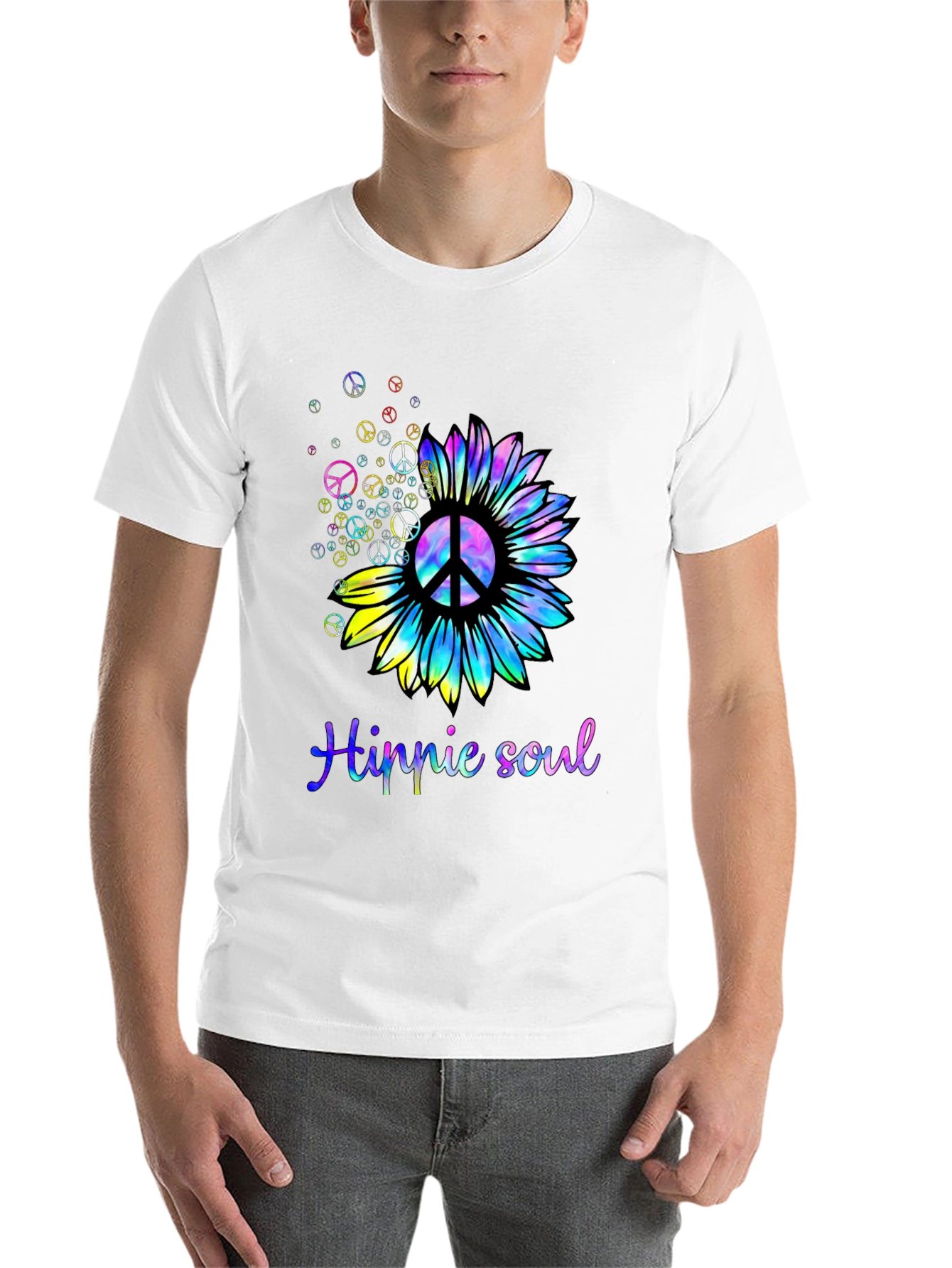 Black Hippie Soul Sunflower Graphic Tee view 14