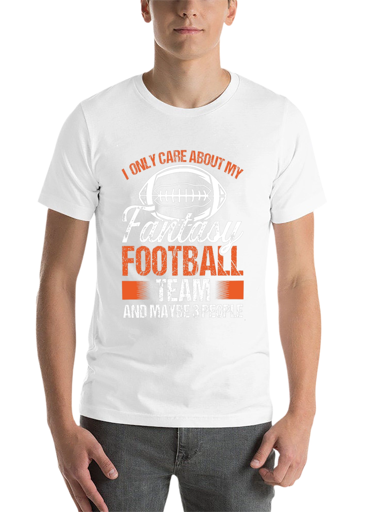 Black Fantasy Football Team T-Shirt view 14