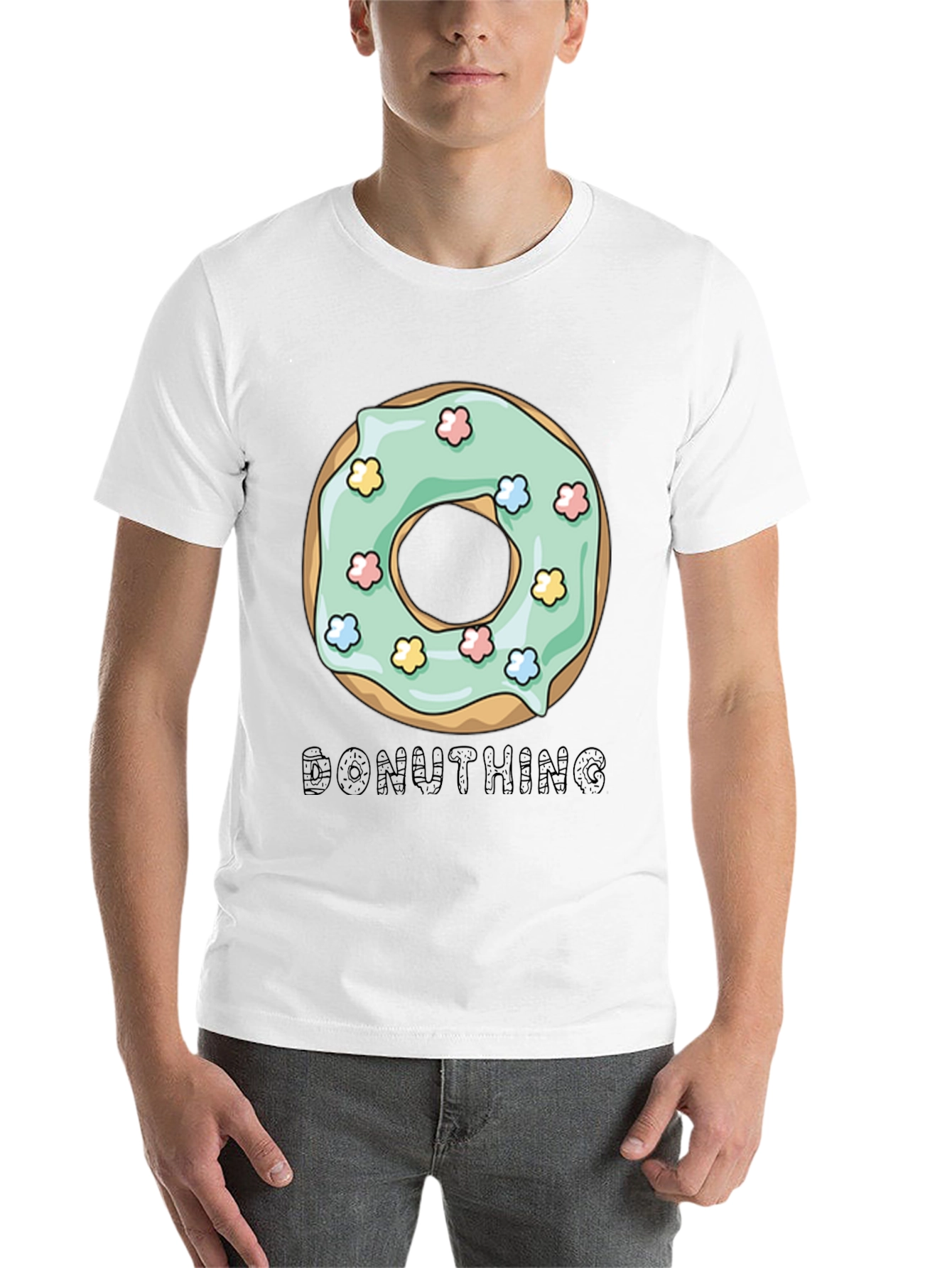 Donut Thing Graphic T-Shirt - Sweet Treat Tee - 14