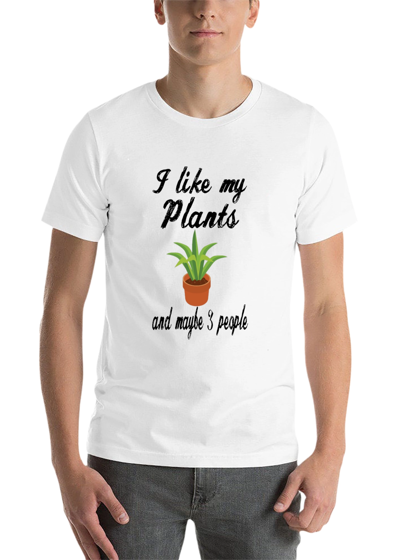 Black I Like My Plants T-Shirt -  Horticulture Apparel view 14