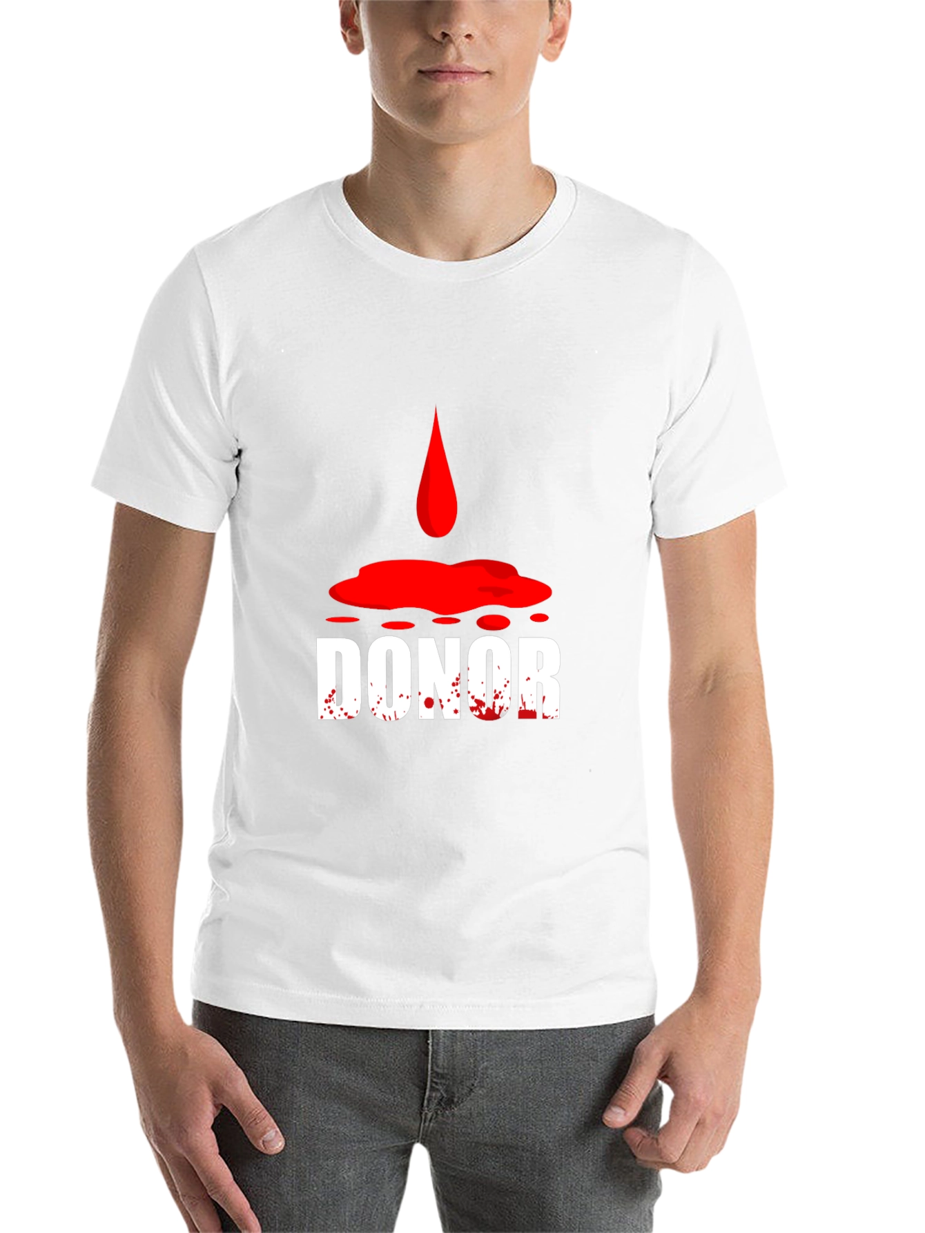 Donor T-Shirt Blood Donation Awareness Tee - 14
