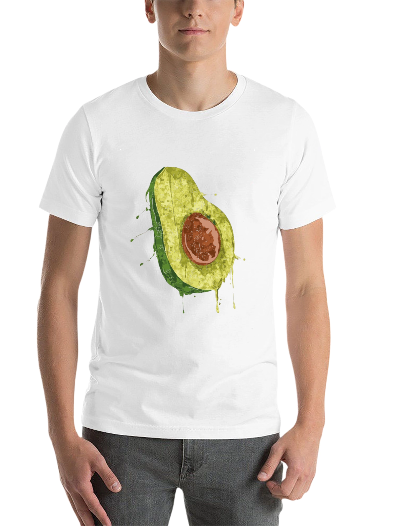 Black Avocado Graphic T-Shirt - Black view 14