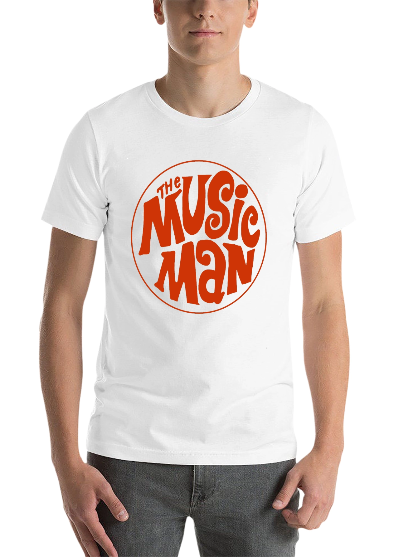 Black The Music Man Retro Style Black T-Shirt view 14