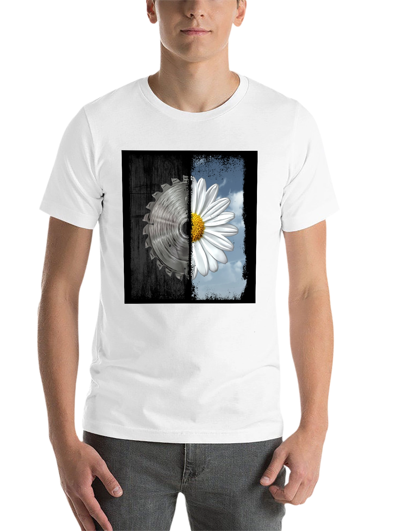 Black Nature vs. Industry T-Shirt view 14