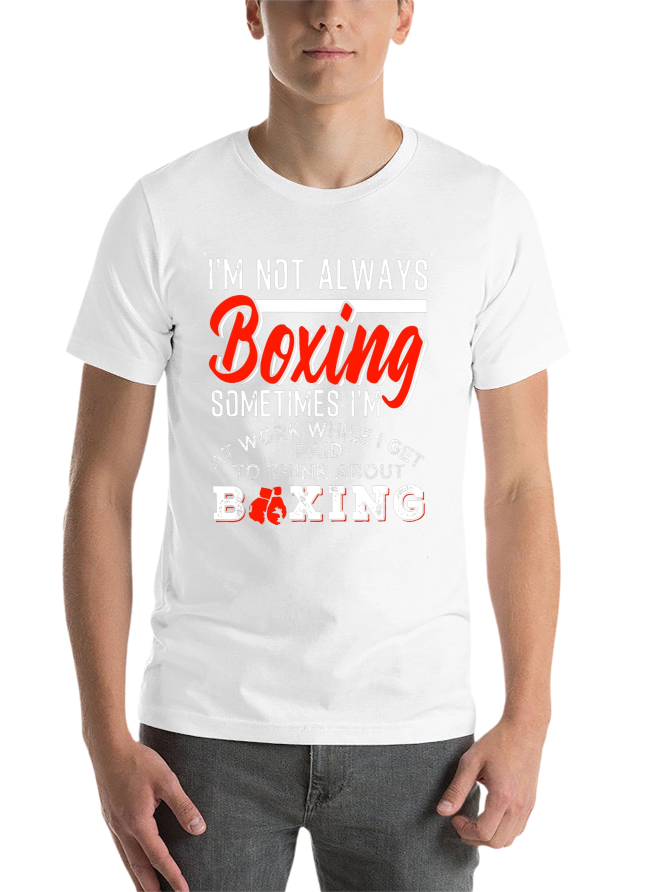 Black Boxing Enthusiast Graphic T-Shirt view 14