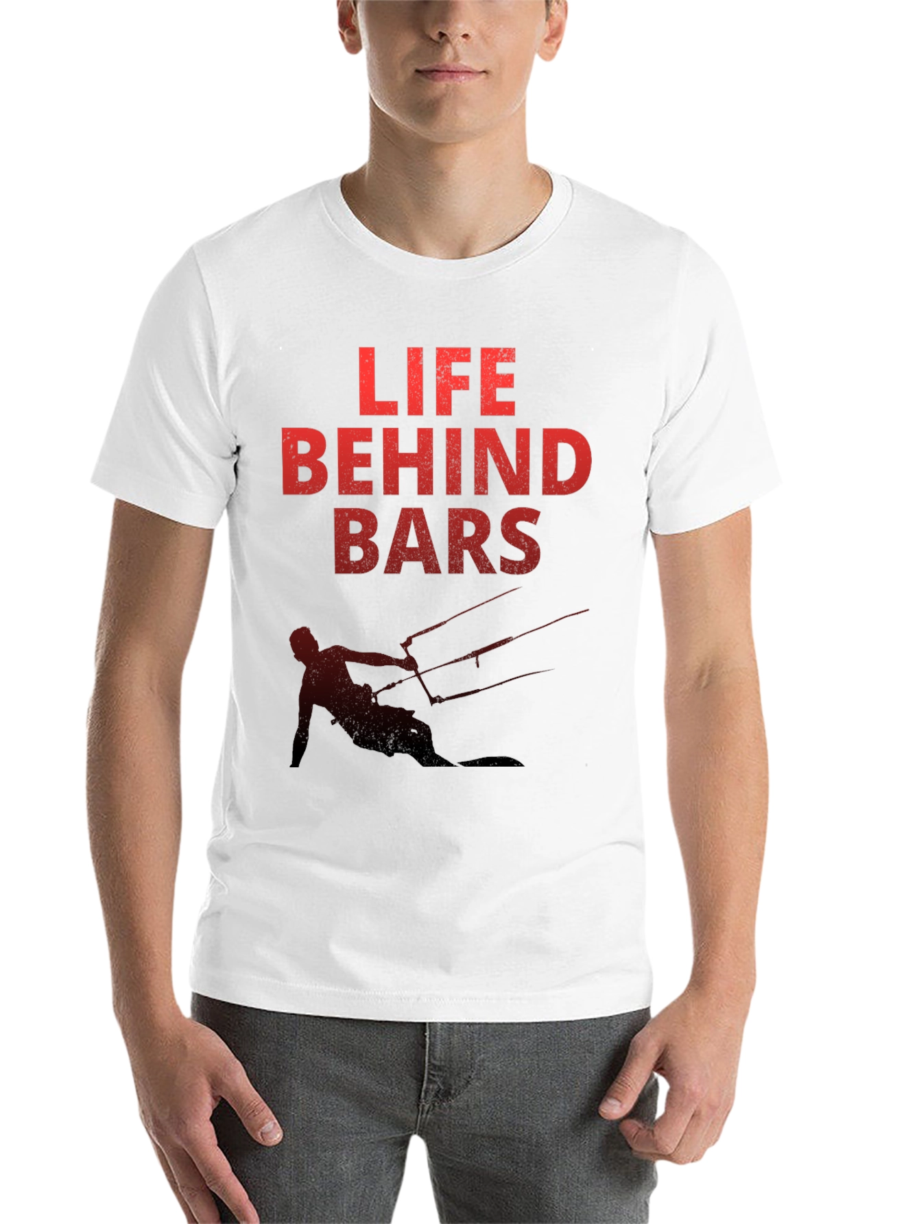 Black Life Behind Bars Graphic T-Shirt view 14