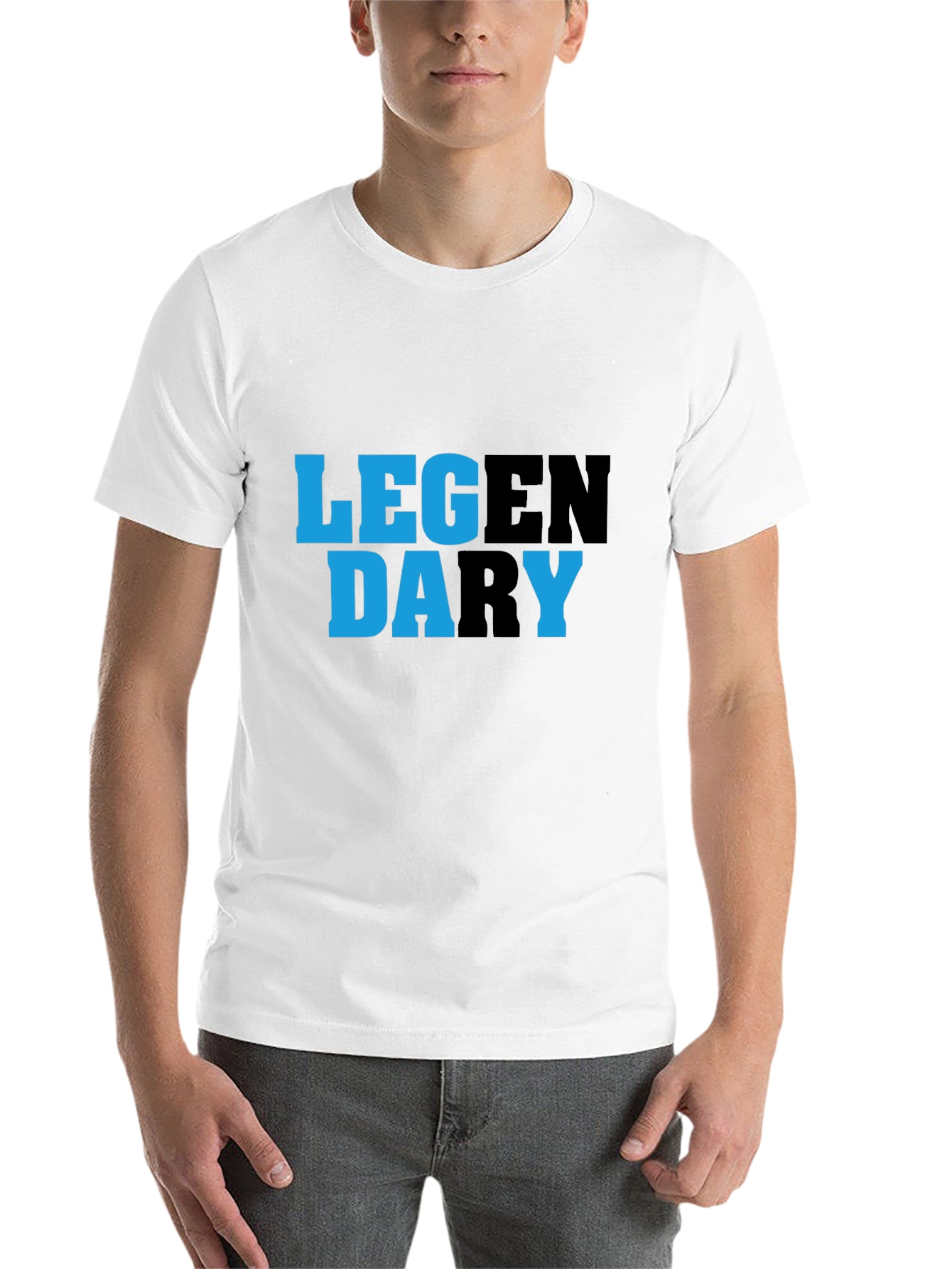 Black Legendary Graphic Tee - Cool Casual Style view 14