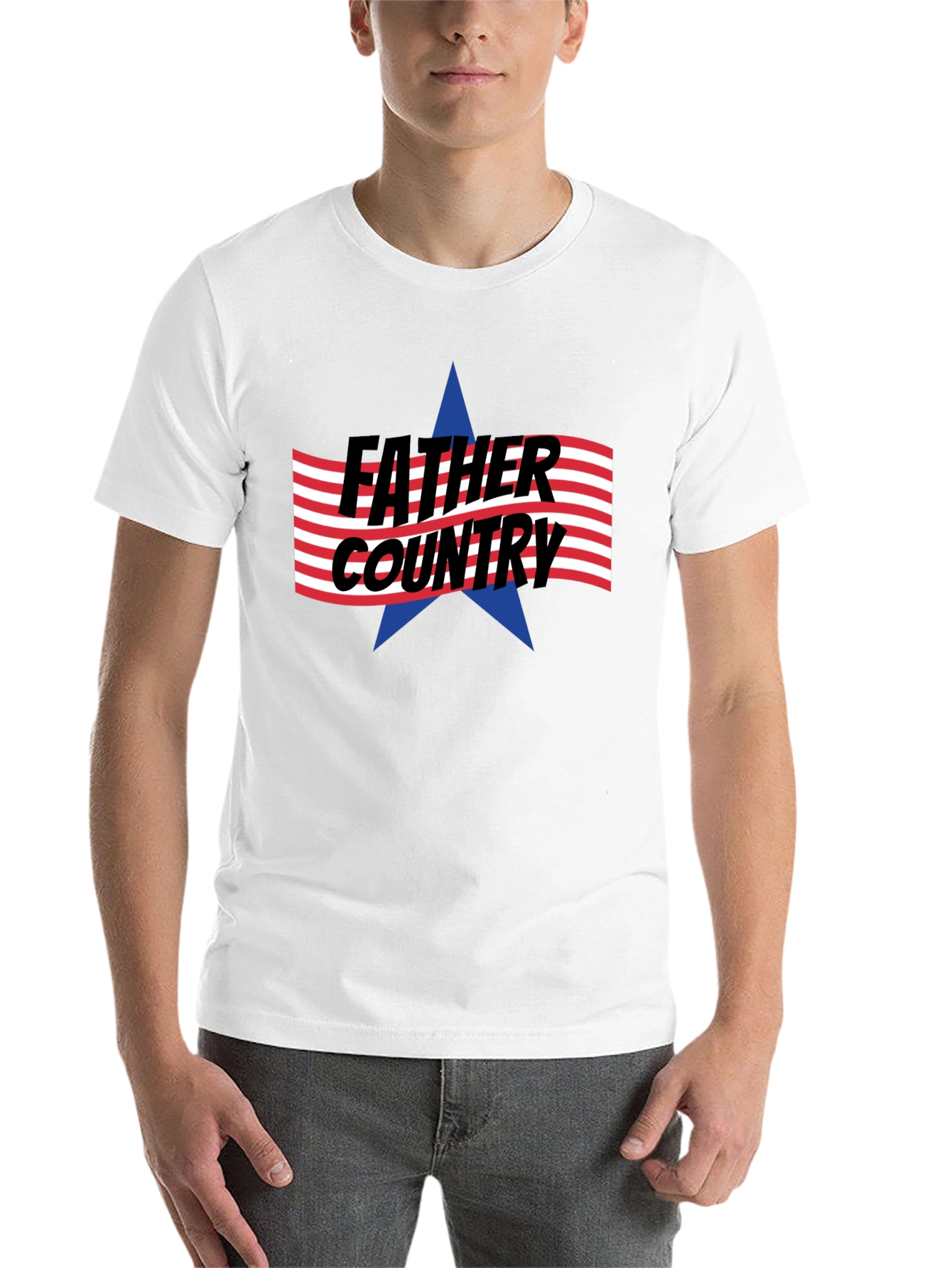 Black Father Country Patriotic T-Shirt view 14