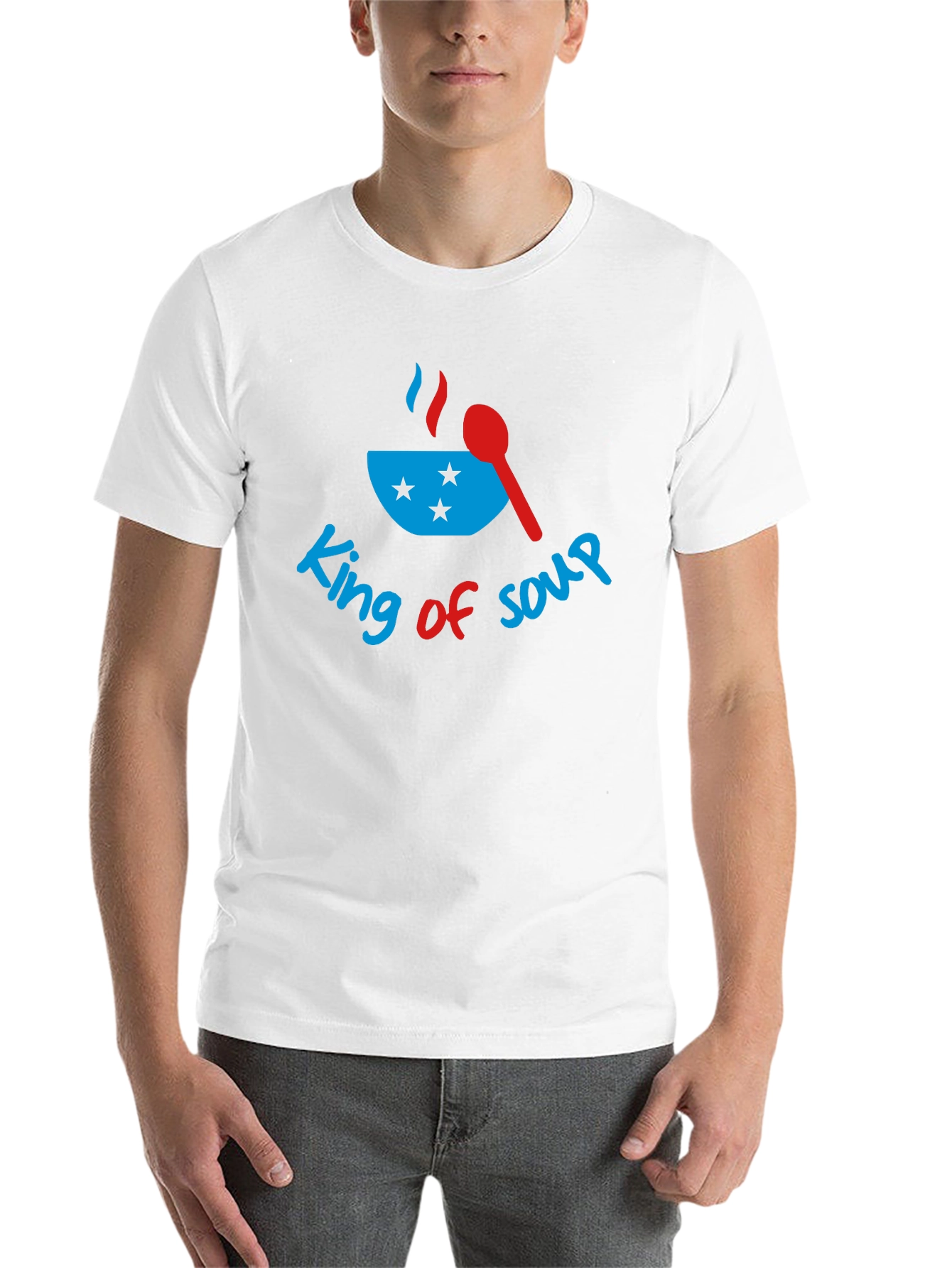 Black King of Soup Graphic T-Shirt view 14