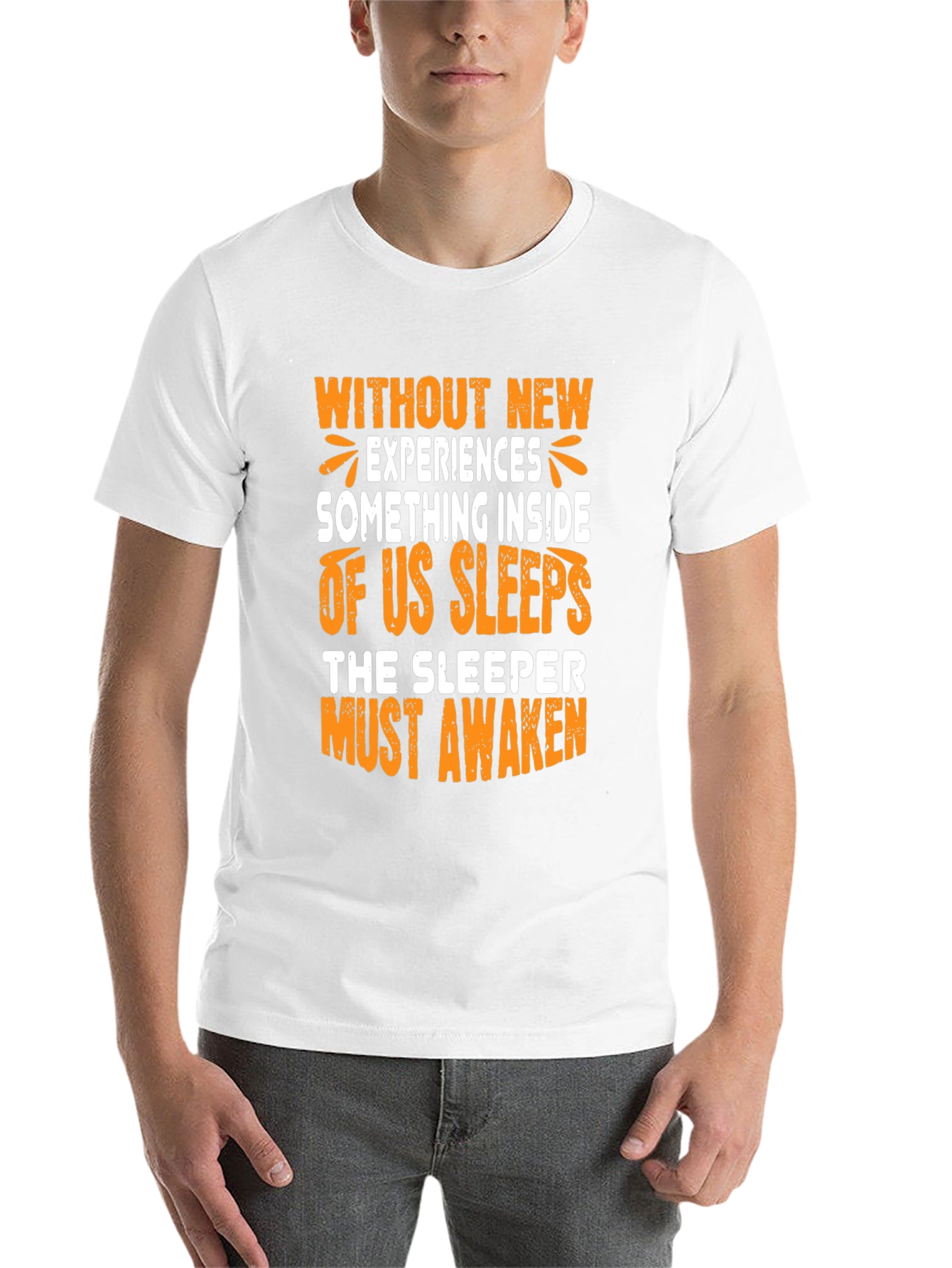 Black Motivational T-Shirt: Awaken Your Inner Sleeper view 14