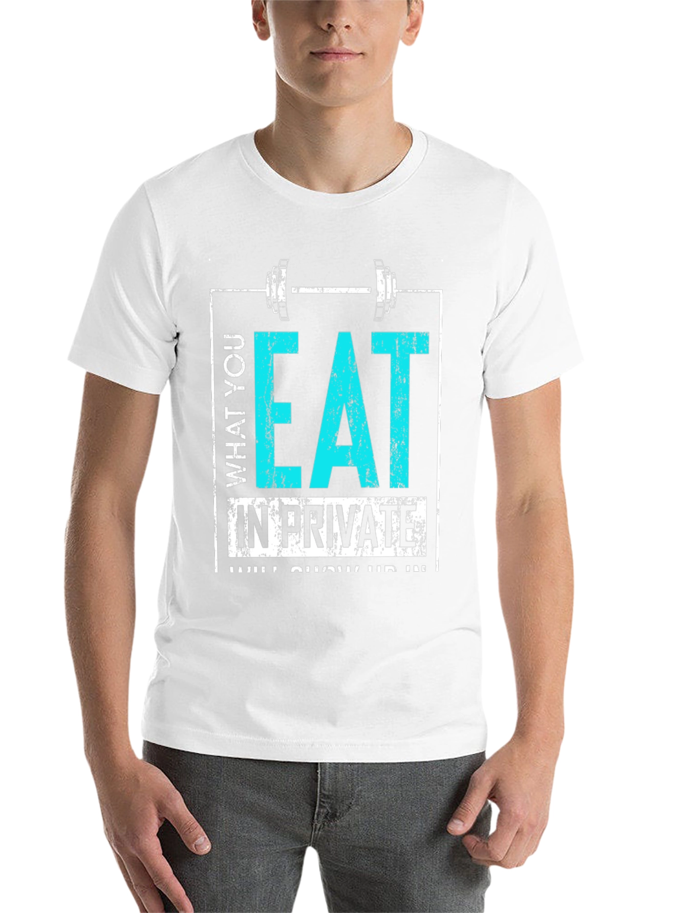 Black Eat In Private Graphic Tee view 14